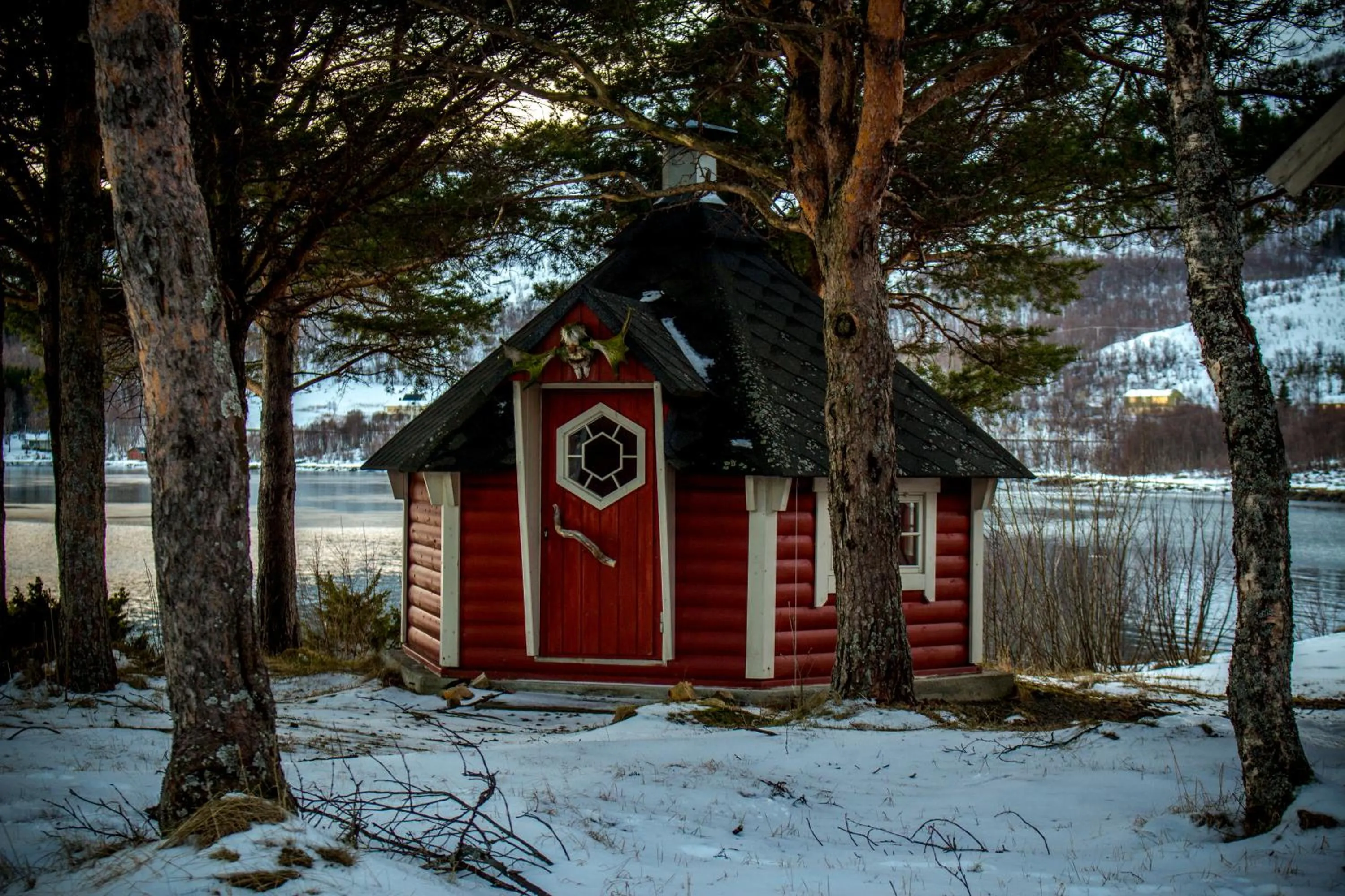 BBQ facilities in Tysfjord Hotel