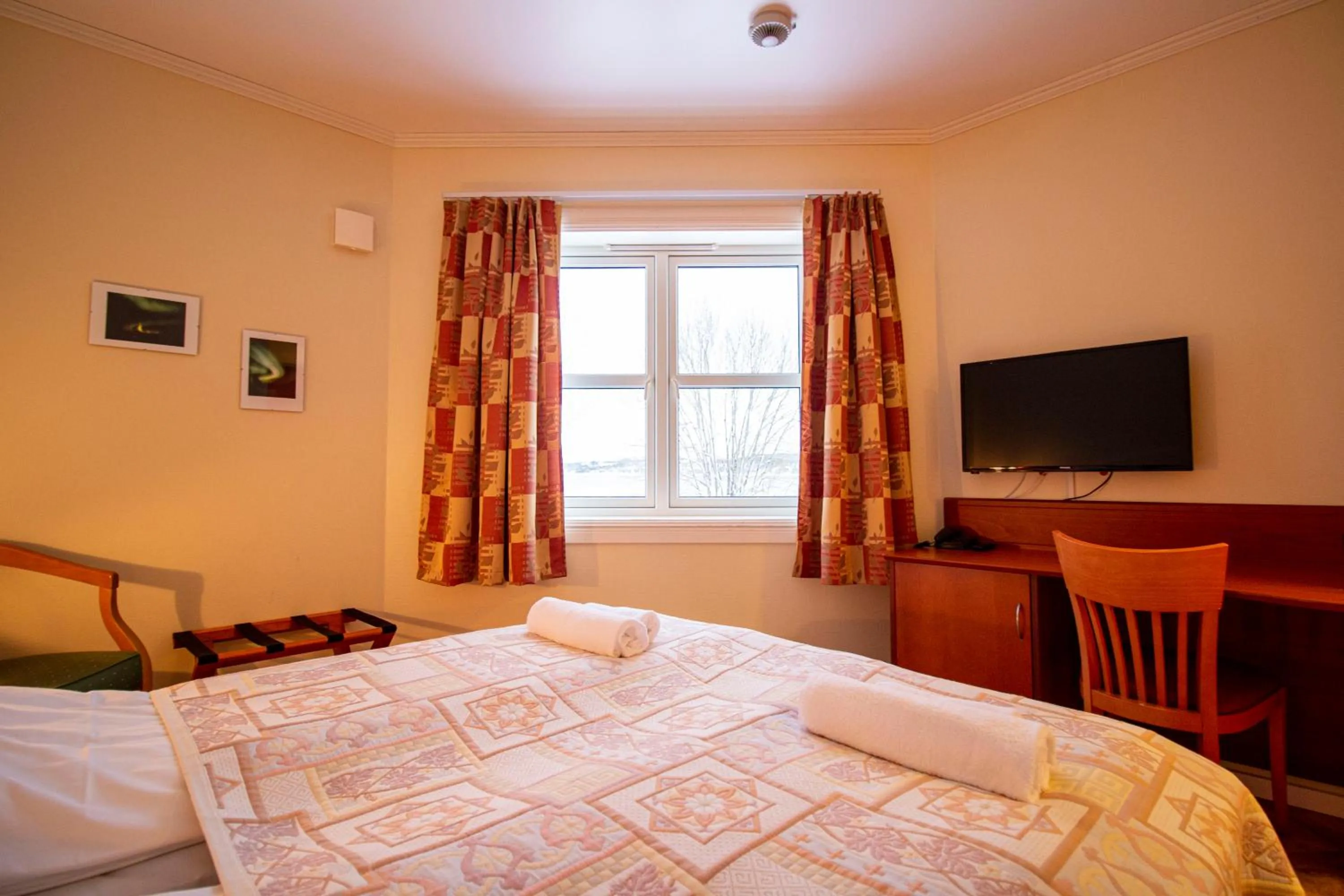 Bed in Tysfjord Hotel