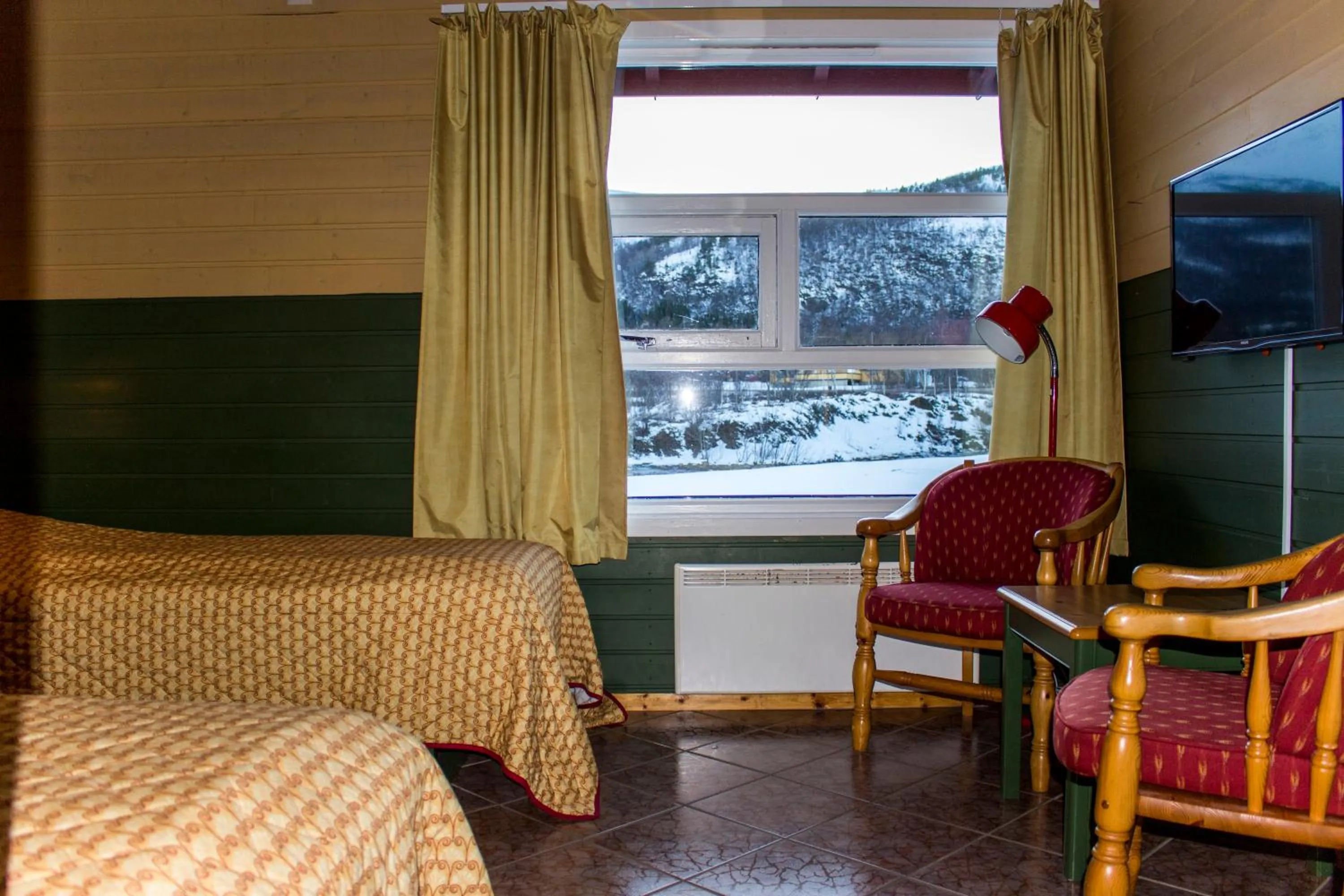 Bed in Tysfjord Hotel