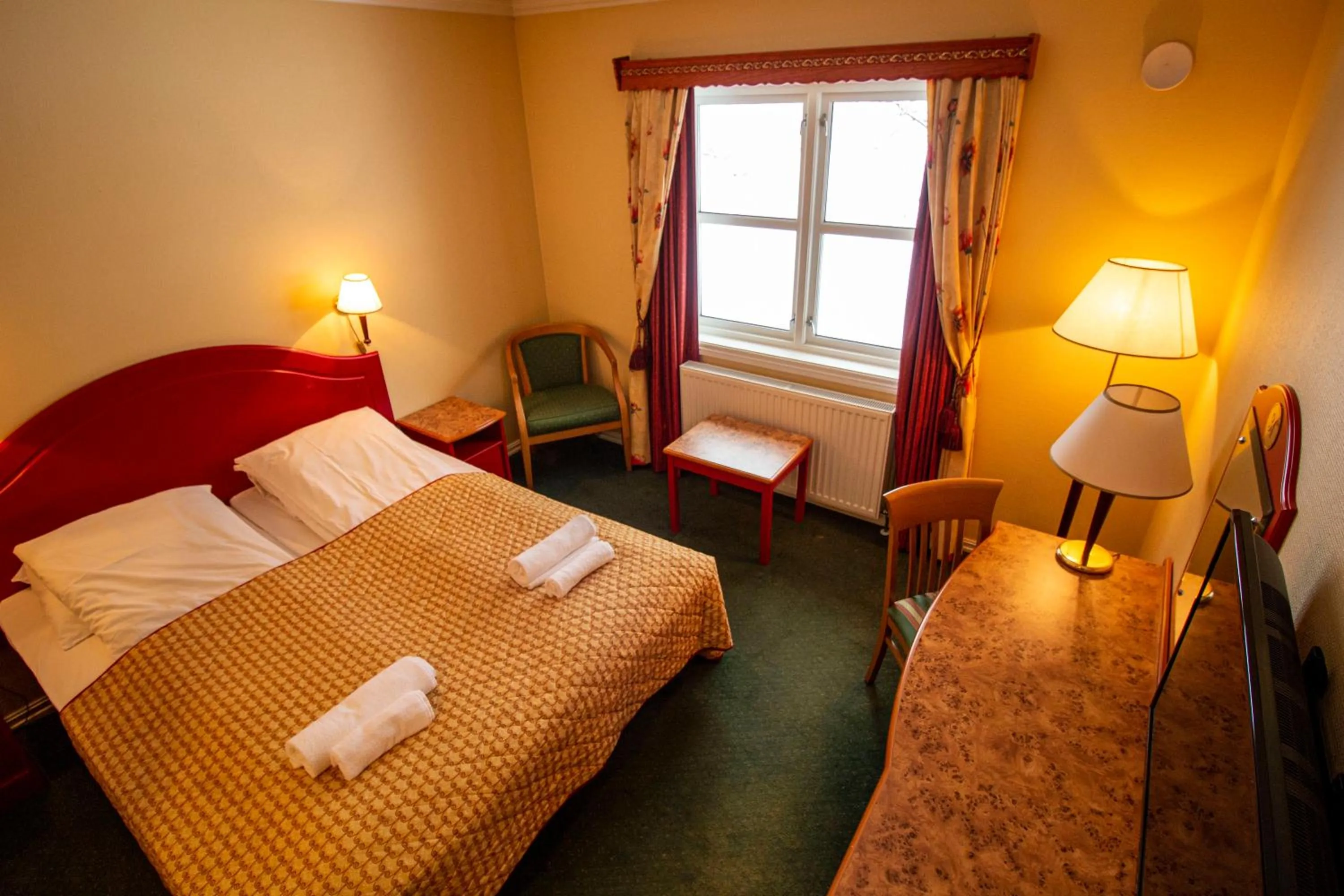 Bed in Tysfjord Hotel