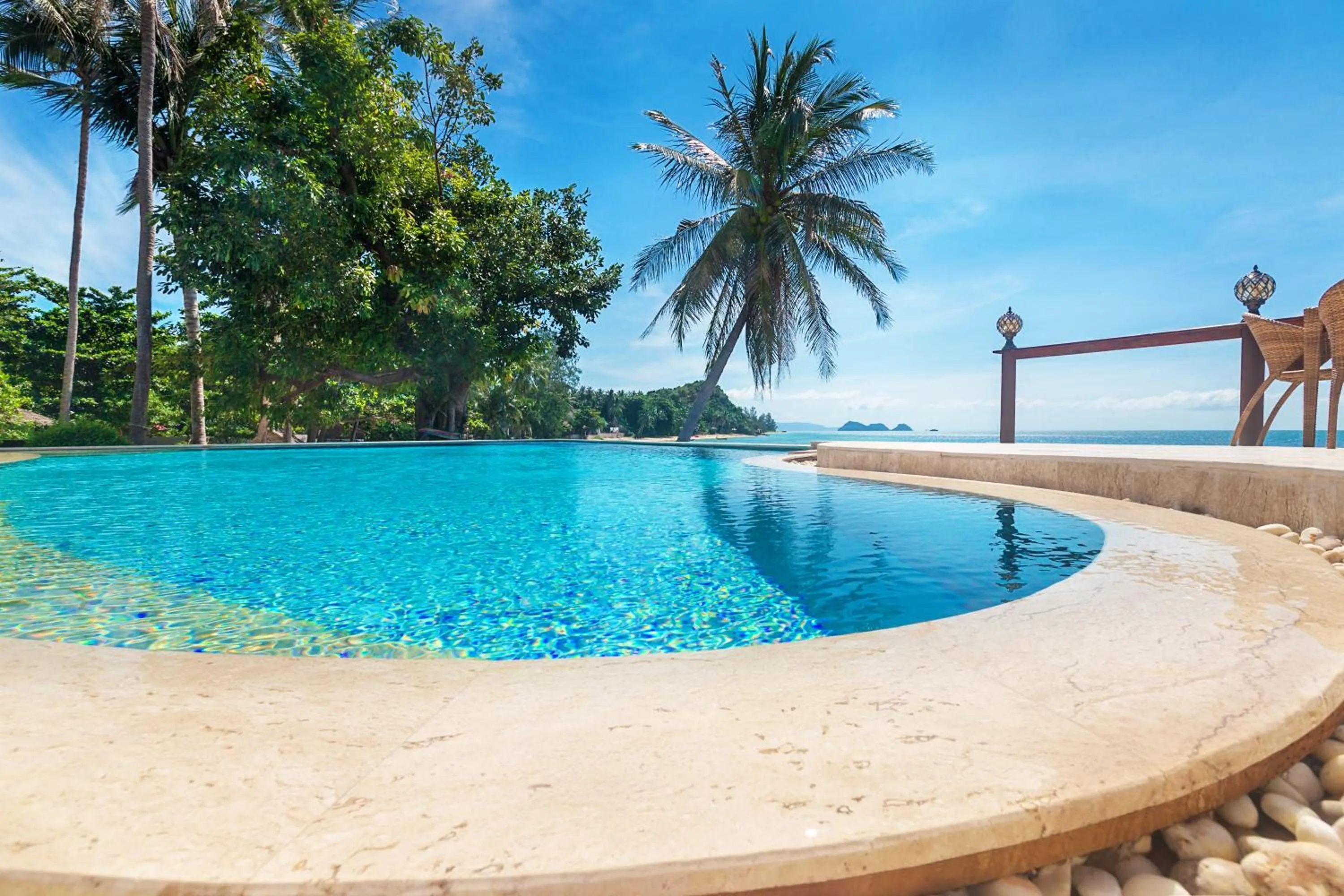 Swimming pool in Beyond The Blue Horizon Boutique Bungalows
