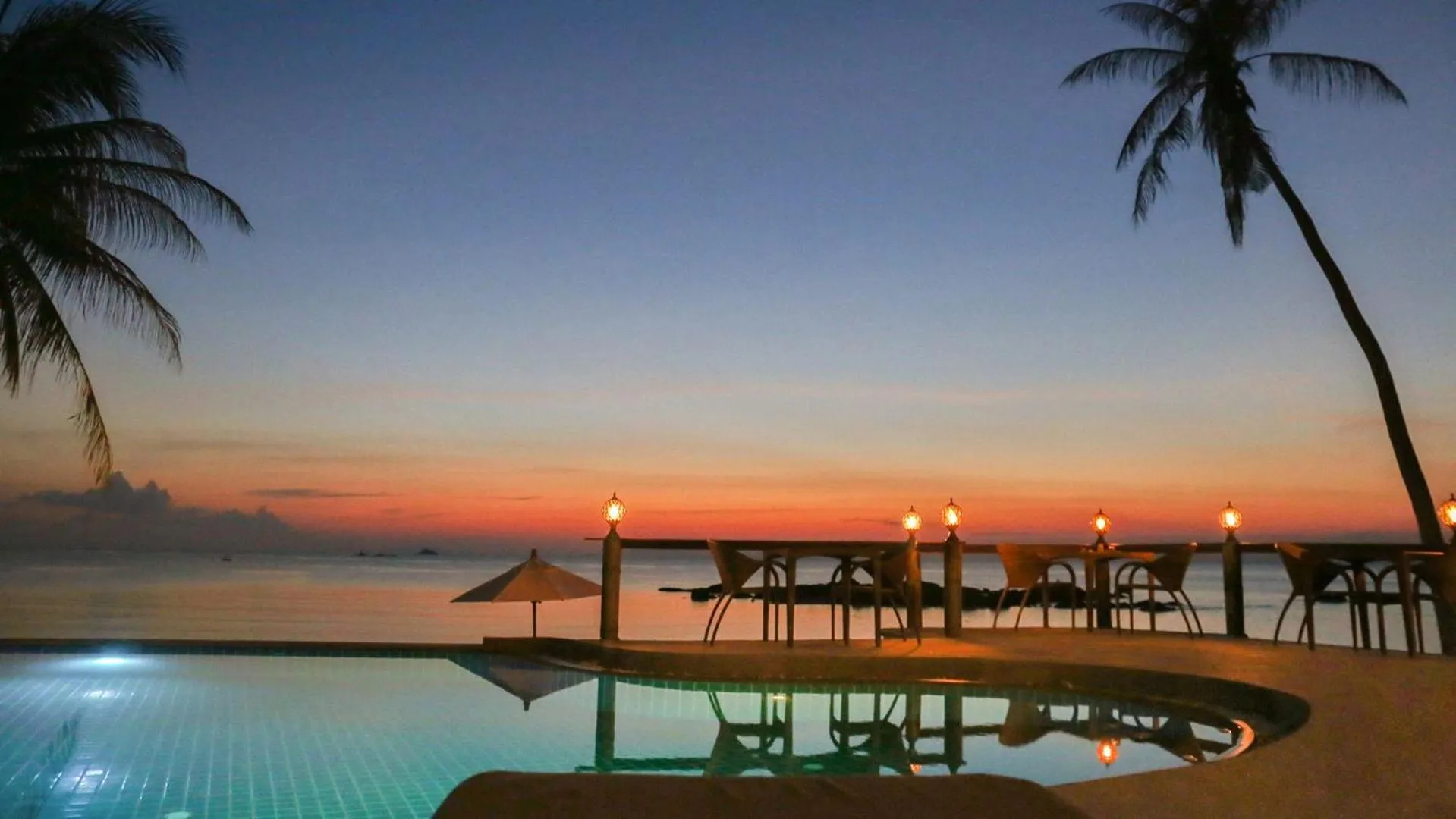 Swimming pool in Beyond The Blue Horizon Boutique Bungalows