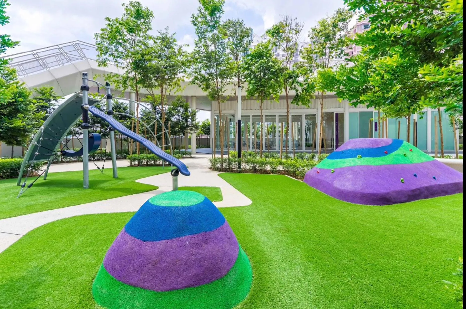 Children play ground in Robertson Suites Kuala Lumpur