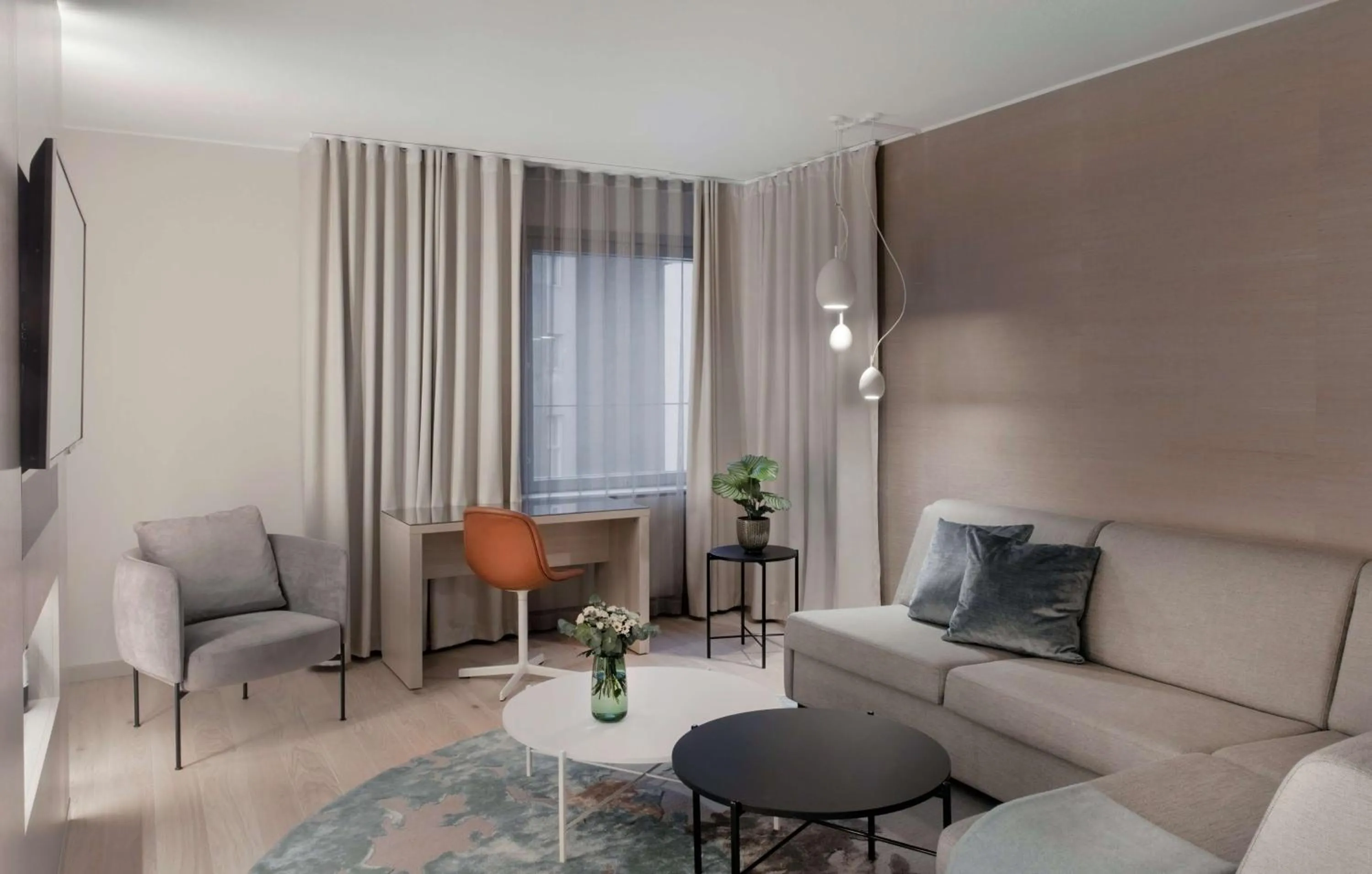 Seating area in Radisson Blu Royal Hotel, Helsinki