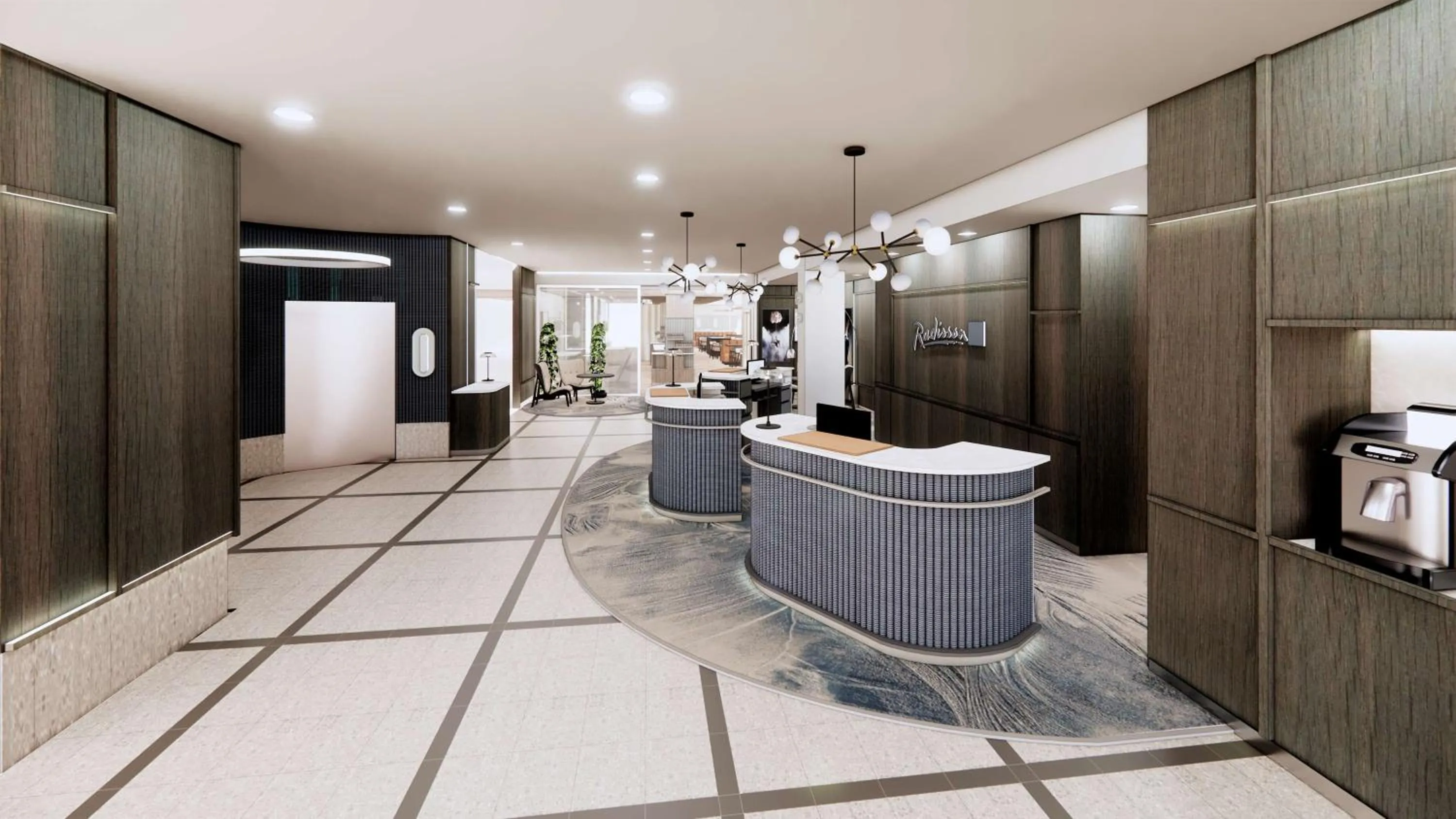 Lobby or reception in Radisson Blu Royal Hotel, Helsinki