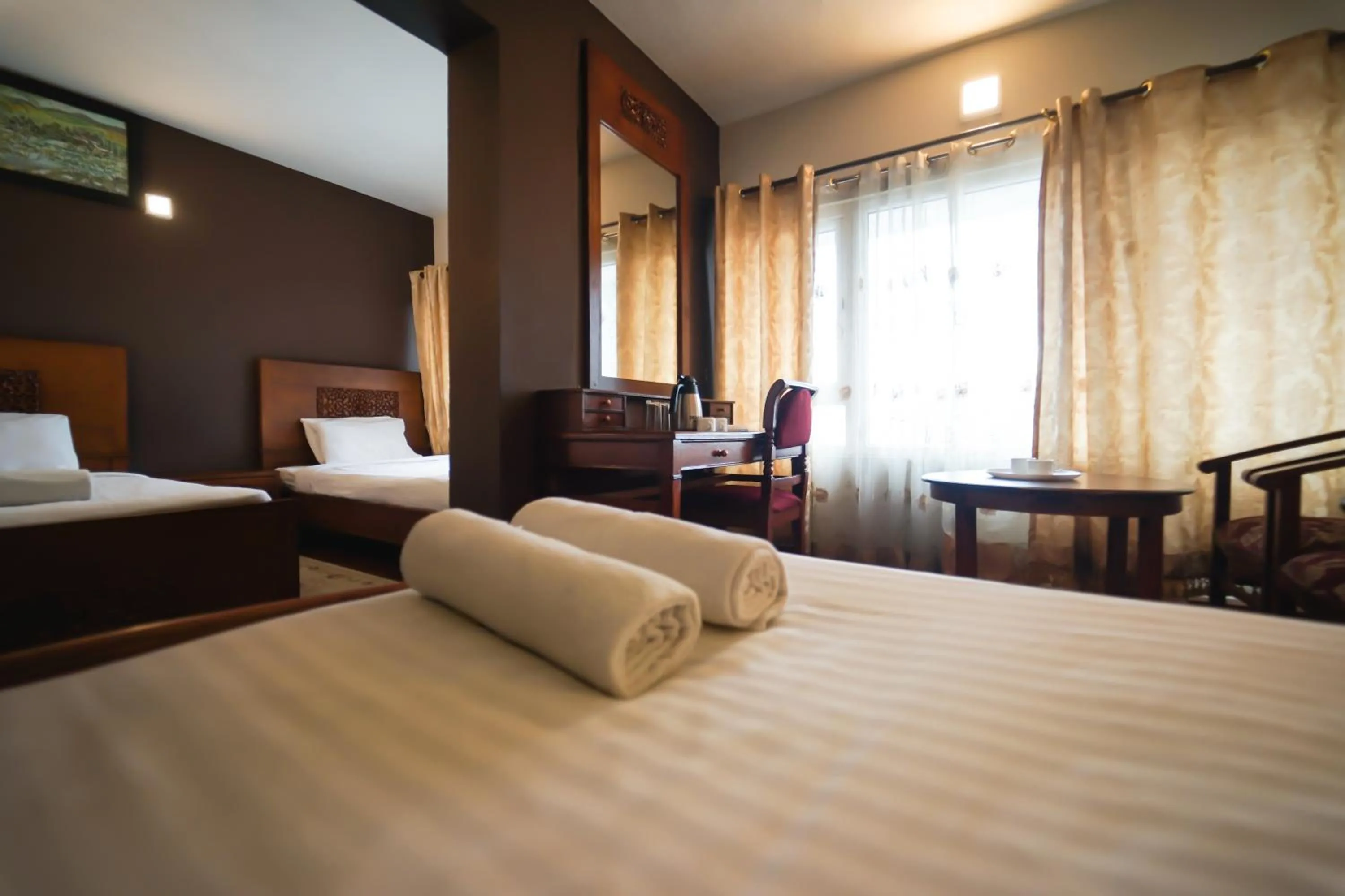 Bed in Hotel Jc Grand