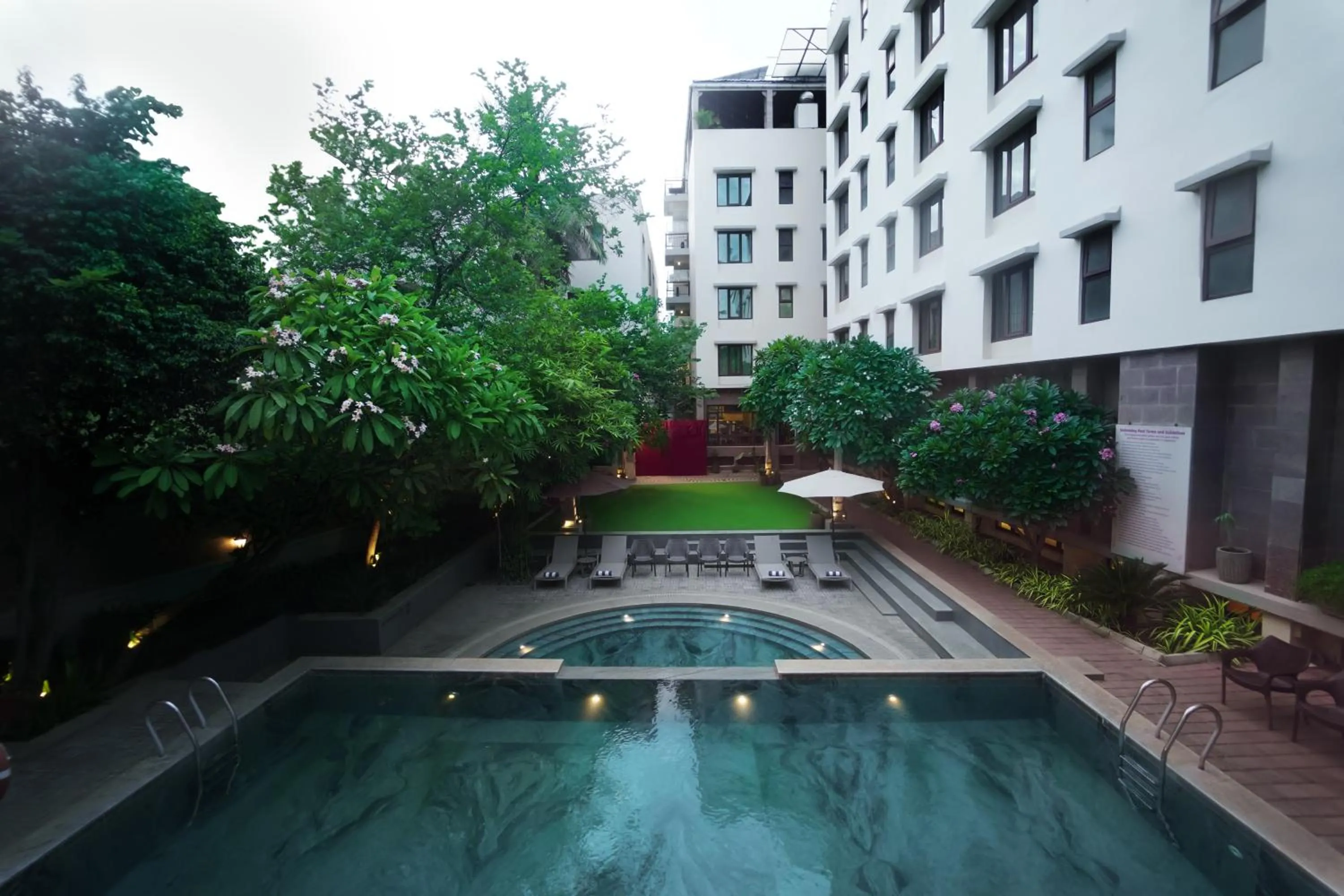 Swimming pool in JC Residency Madurai