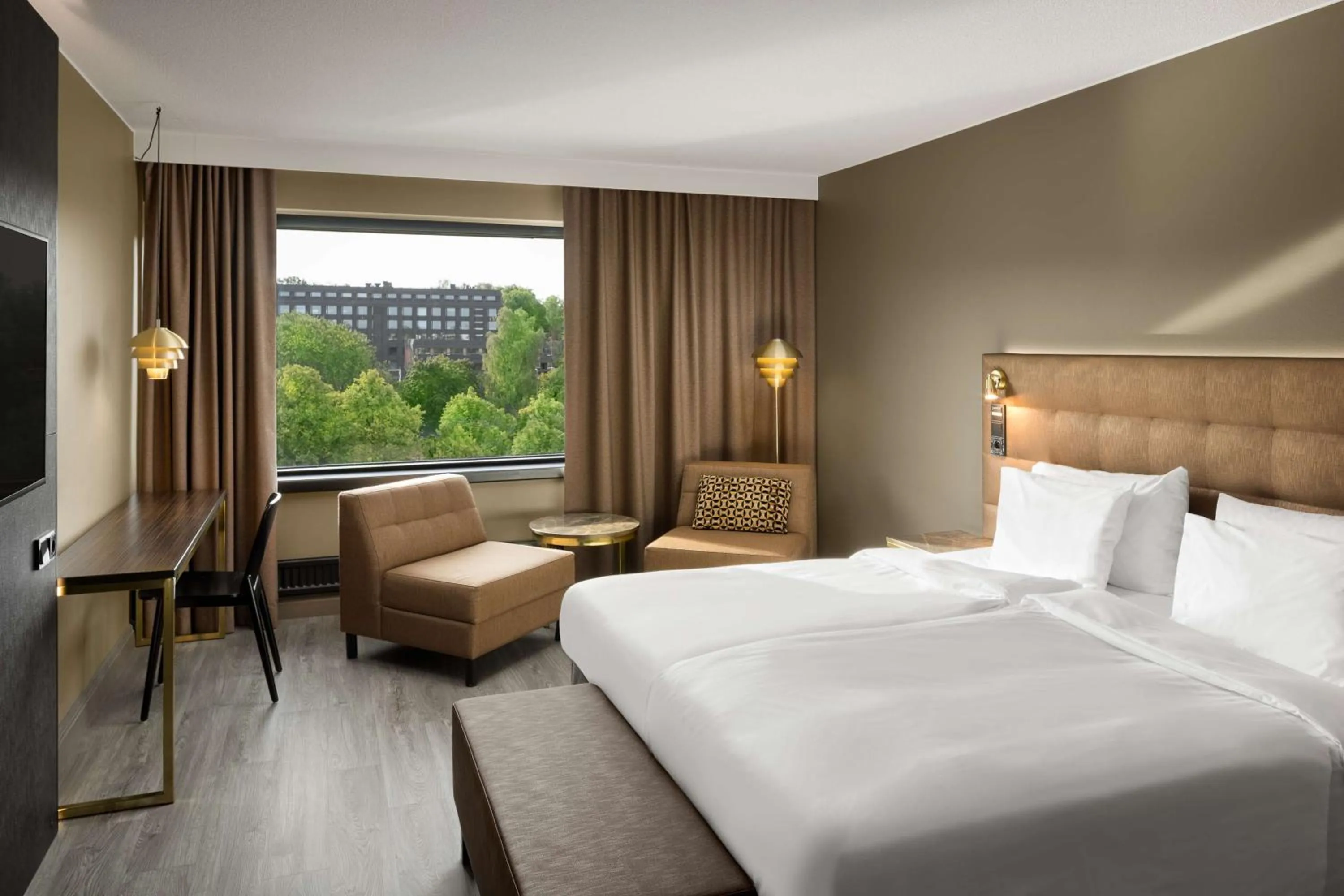 Bedroom, Bed in Radisson Blu Marina Palace Hotel, Turku