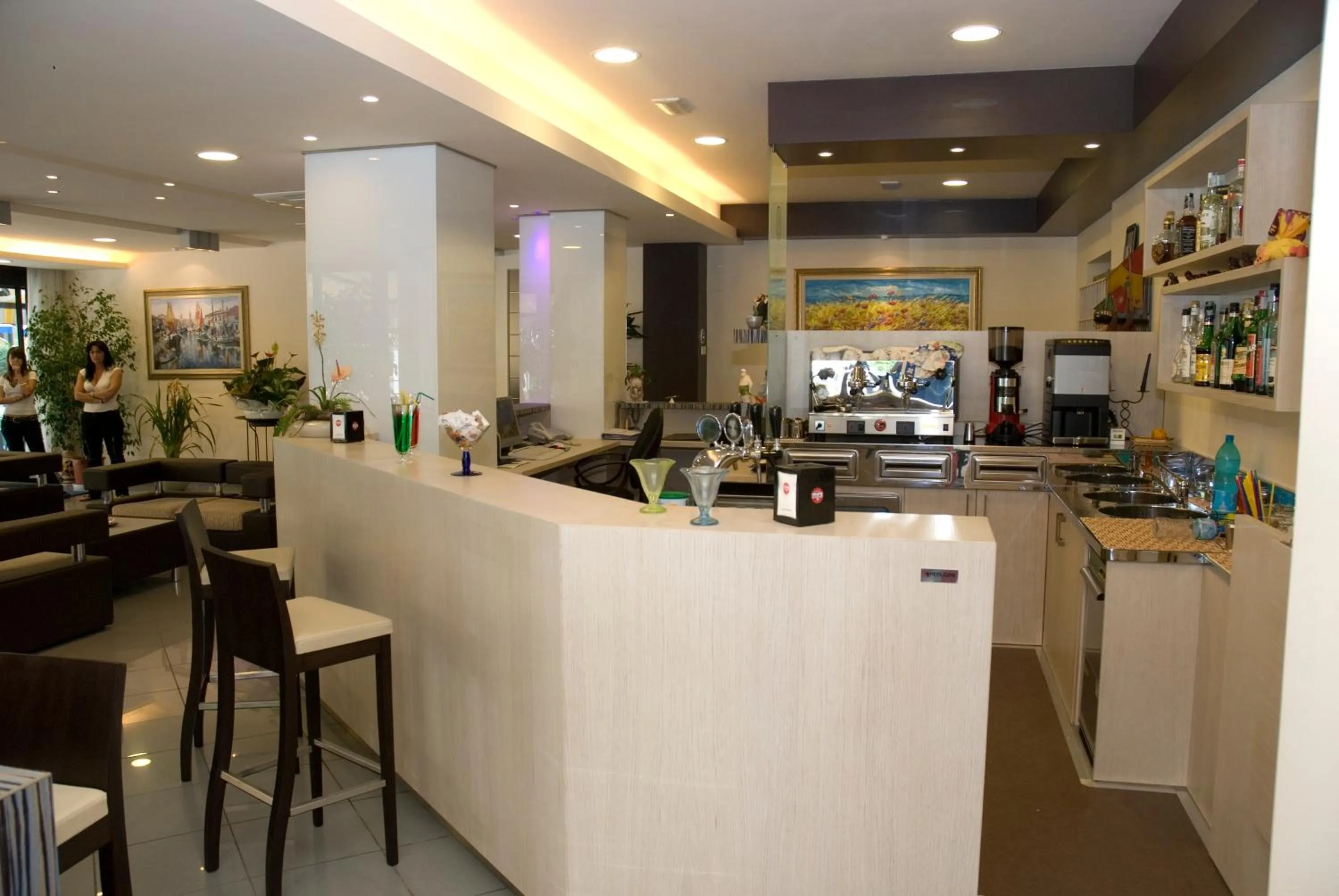 Lobby or reception in Hotel Ambra