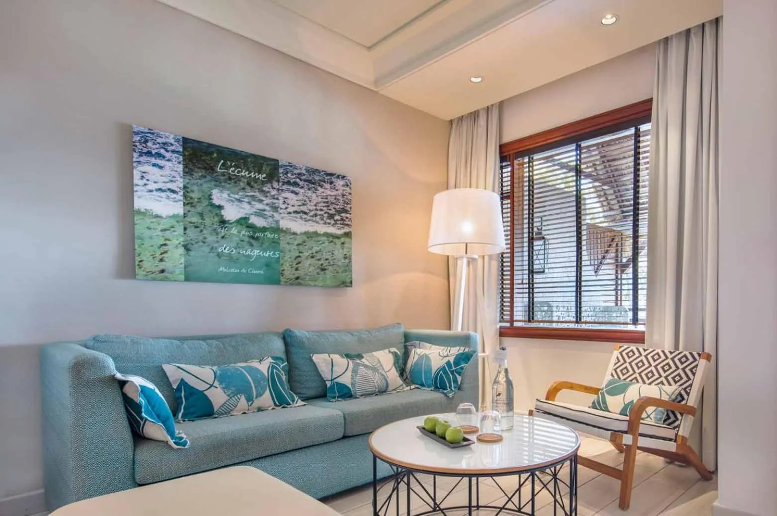 Living room in Constance Belle Mare Plage