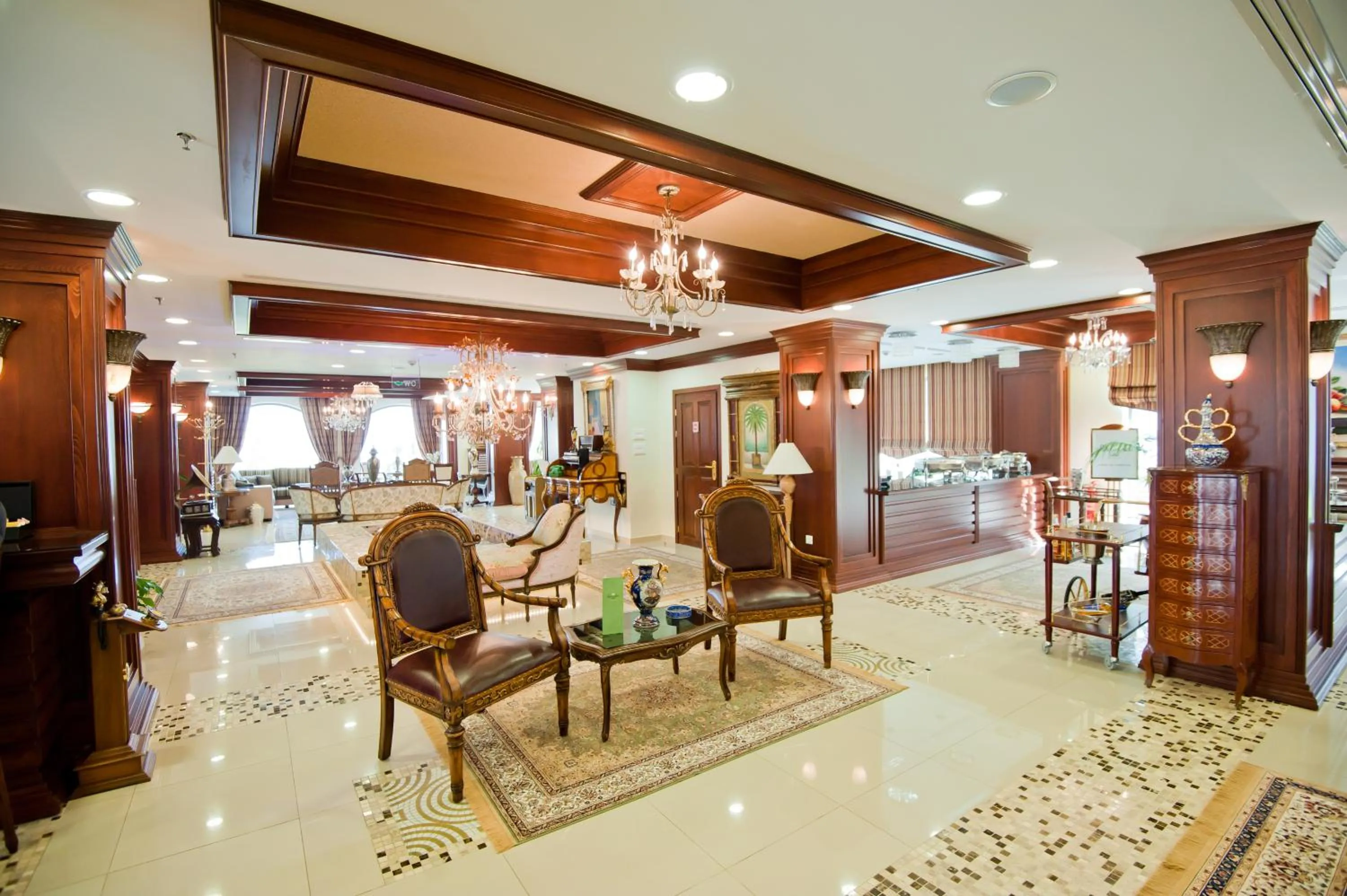 Seating area in Alexander Mountain Resort