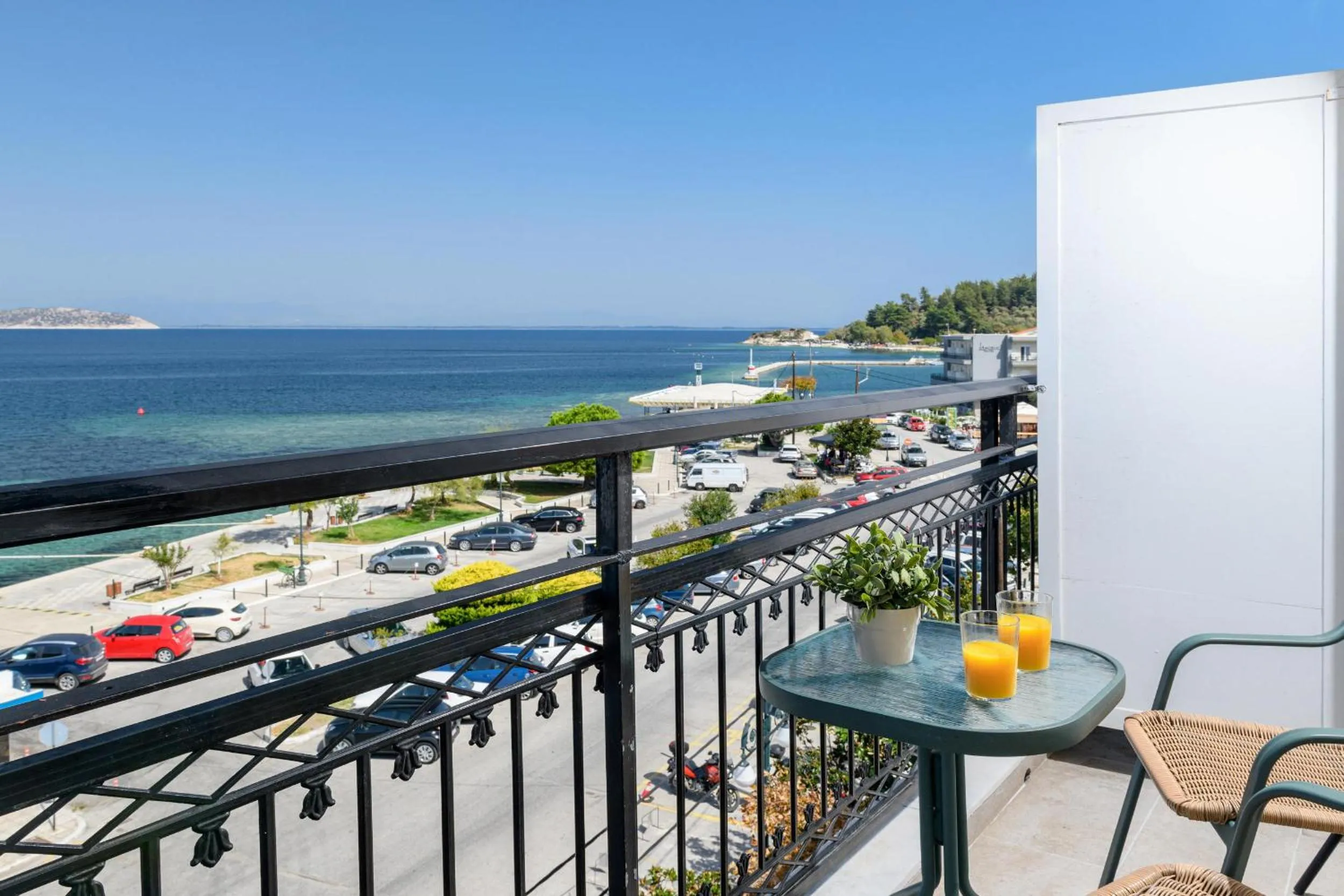 Balcony/Terrace in Hotel Timoleon