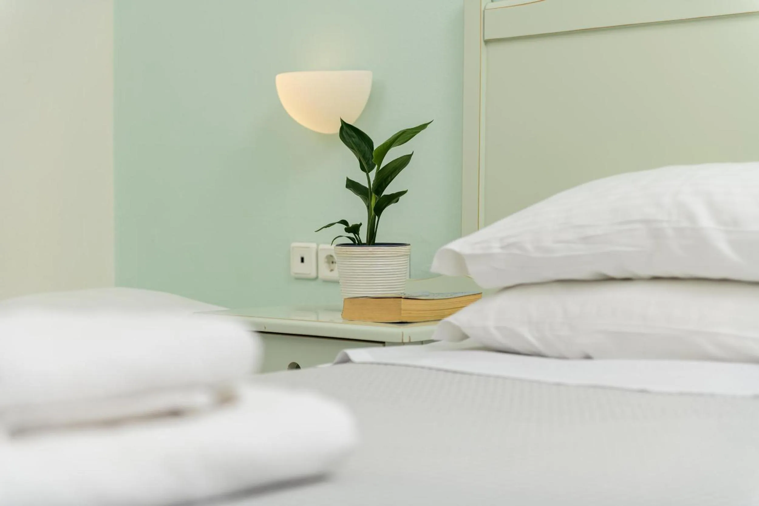 Bed in Hotel Timoleon