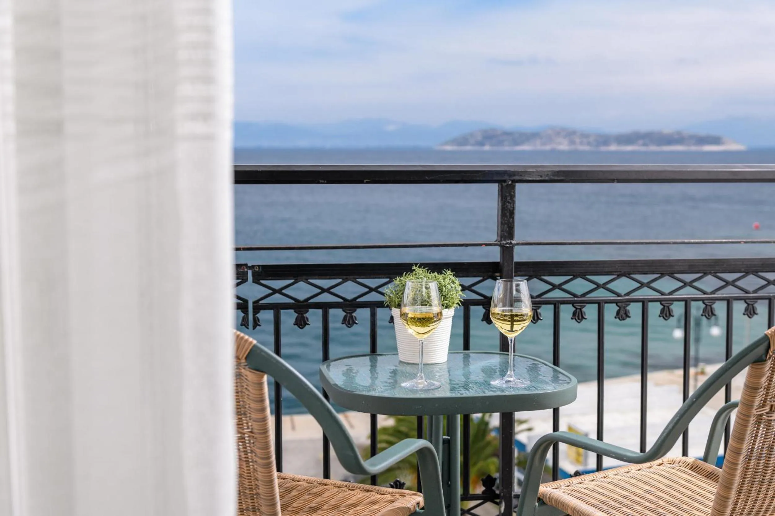 Balcony/Terrace in Hotel Timoleon