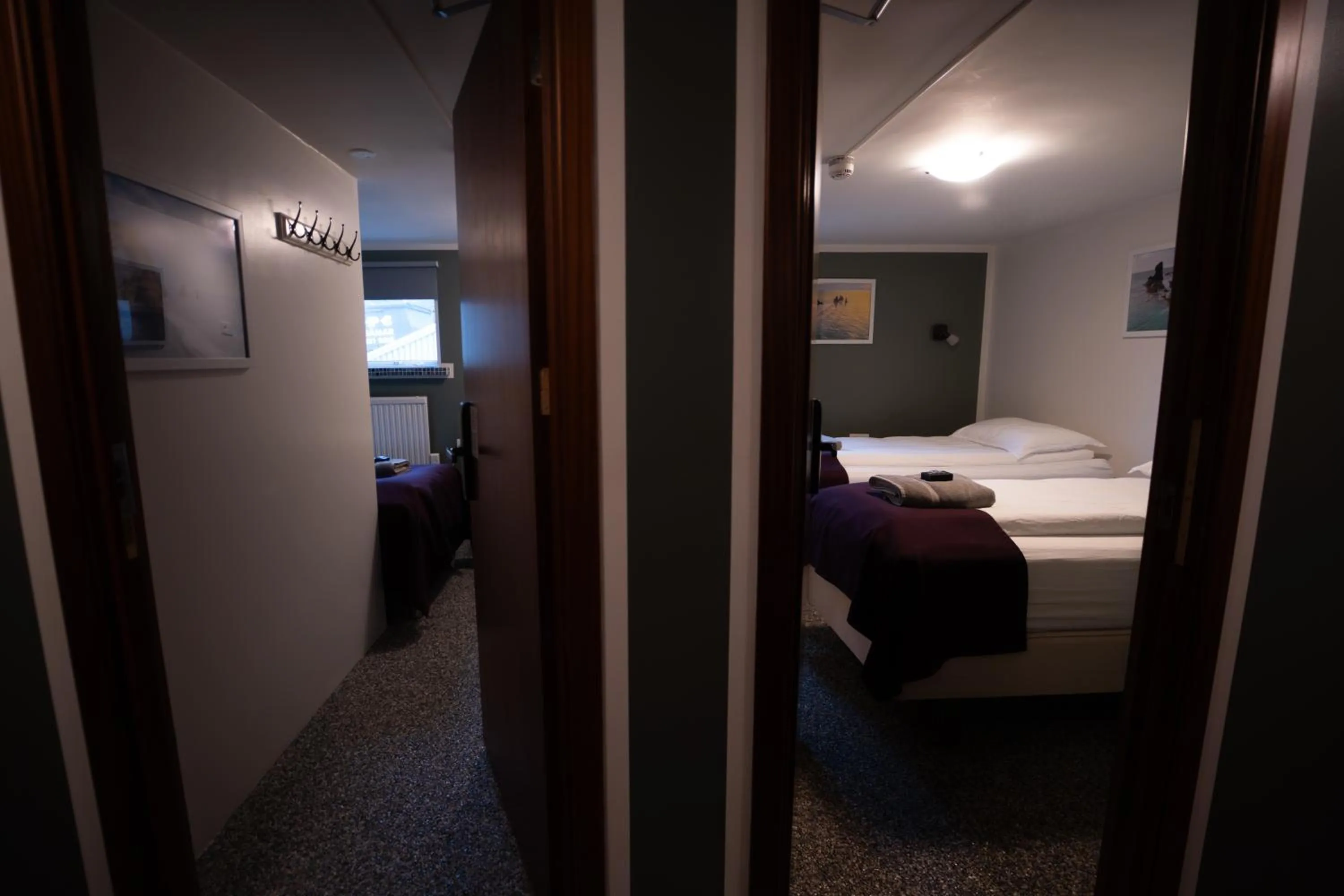 Bed in Vik Tröll Hotel