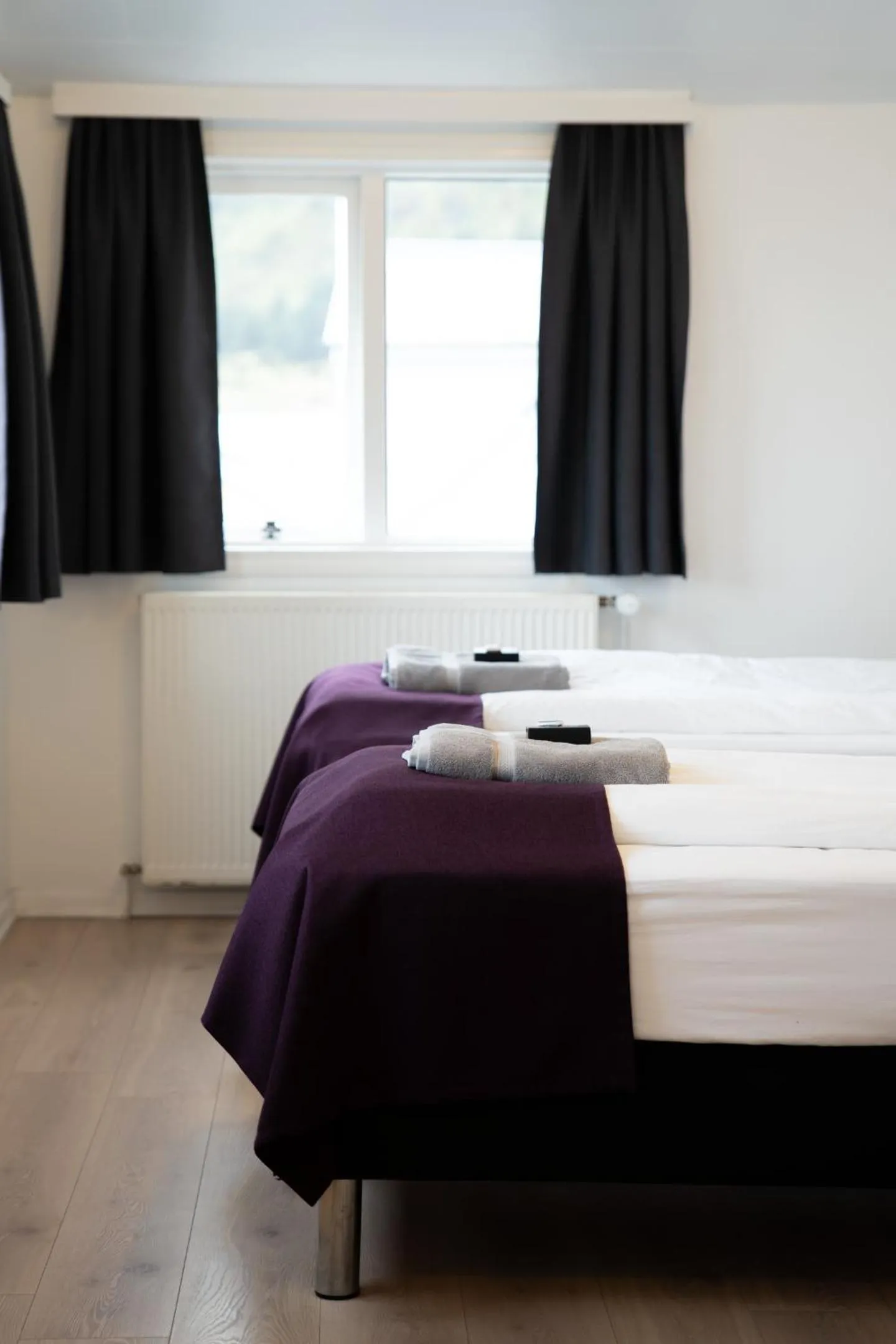 Bed in Vik Tröll Hotel