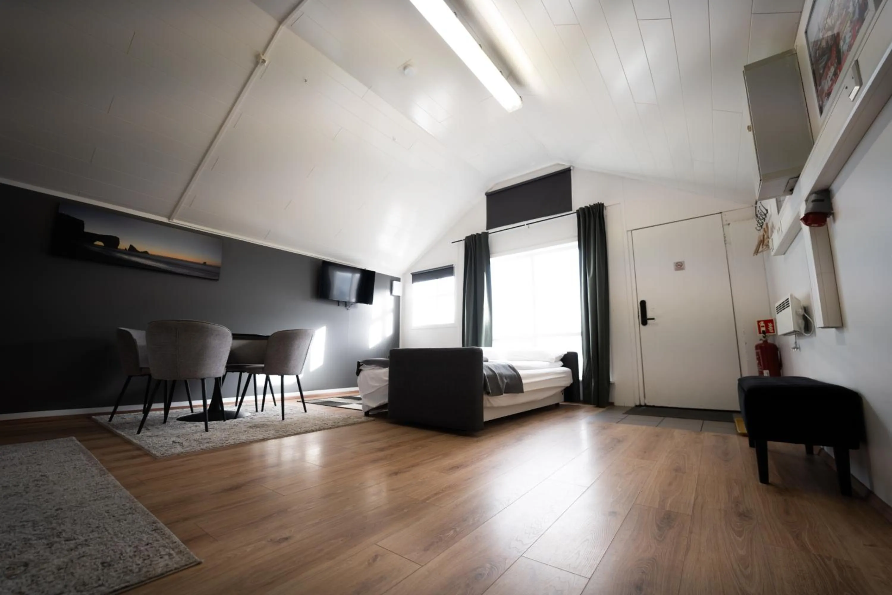 Bed in Vik Tröll Hotel