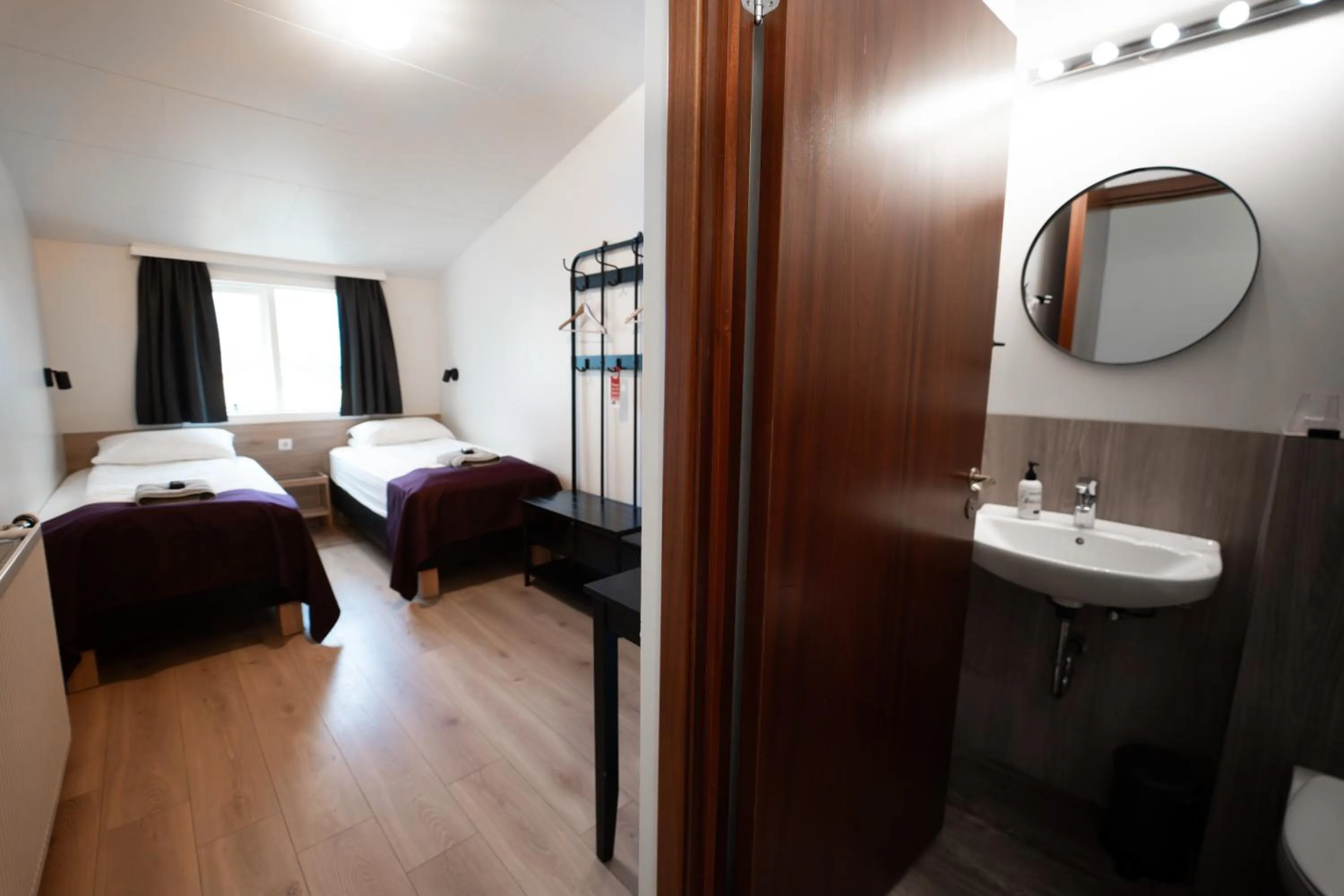 Bed in Vik Tröll Hotel