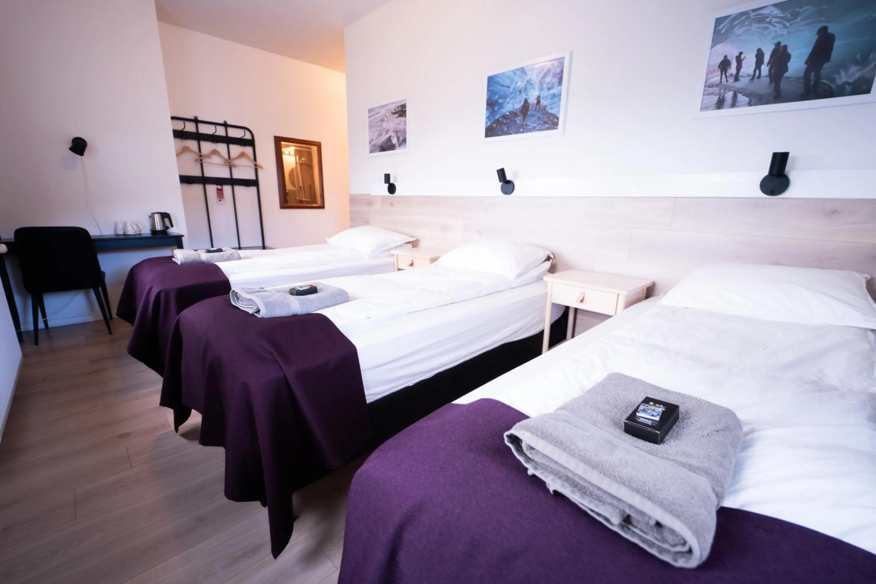 Bed in Vik Tröll Hotel