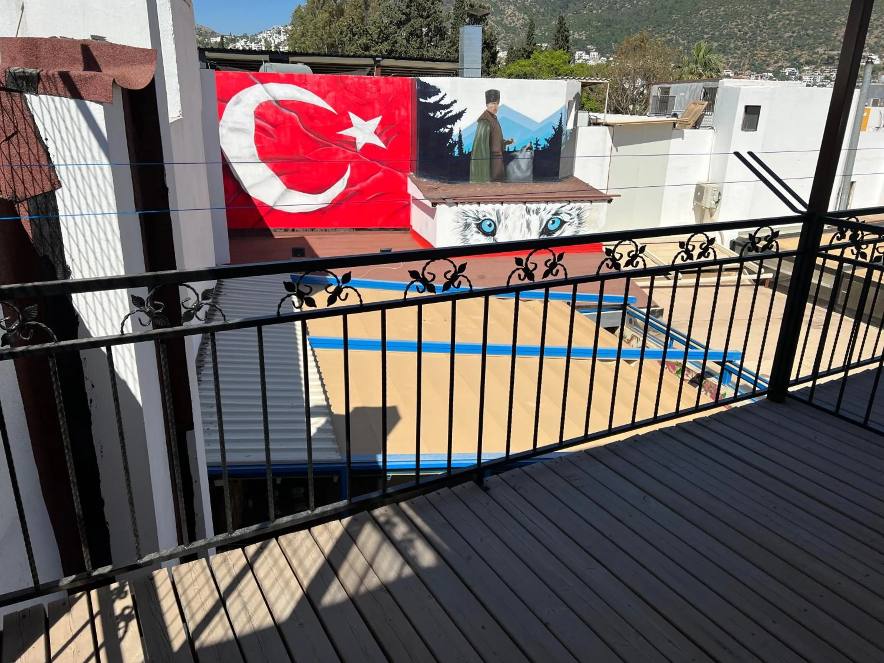 Balcony/Terrace in Kaya Apart & Pansiyon