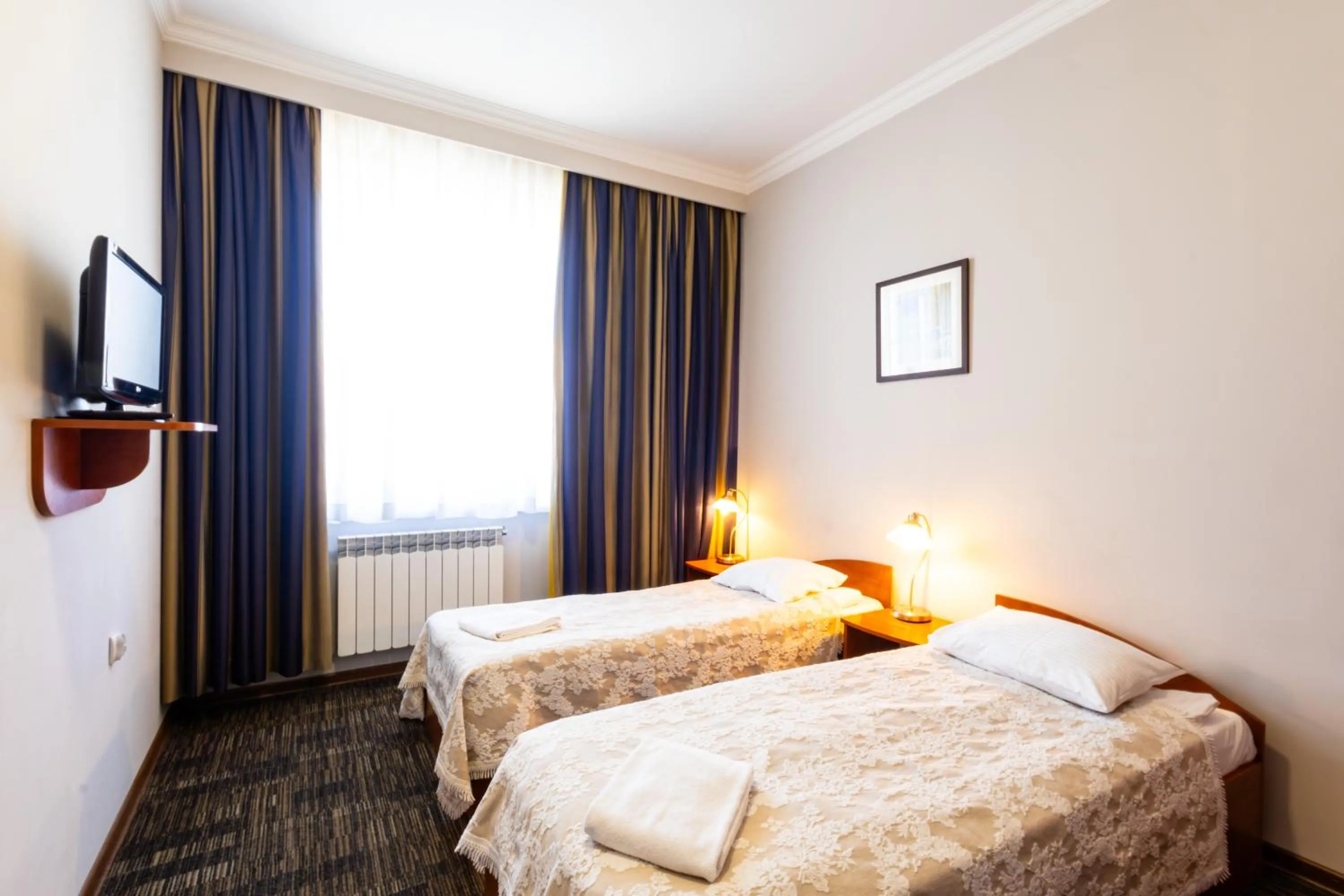 Bed in Noclegi Stadion Bed & Breakfast