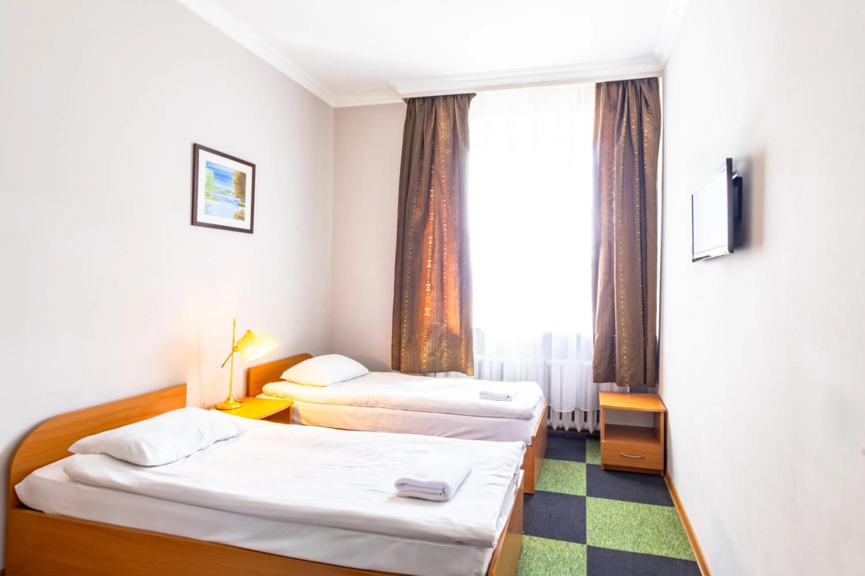 Bed in Noclegi Stadion Bed & Breakfast