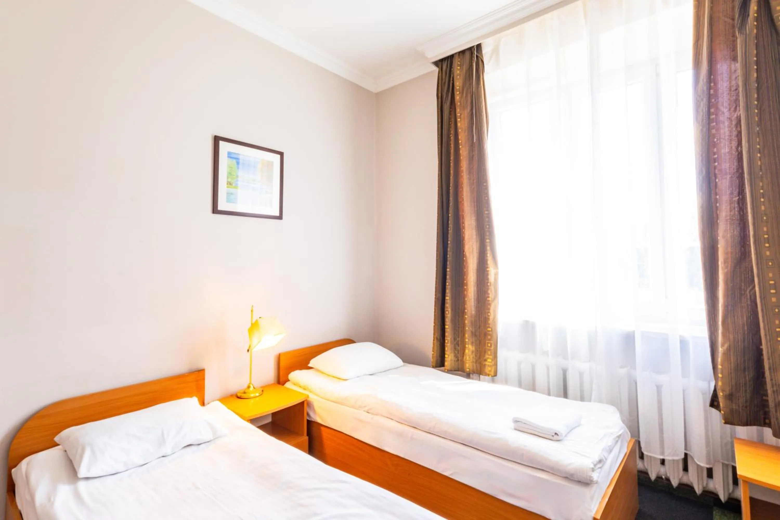 Bed in Noclegi Stadion Bed & Breakfast