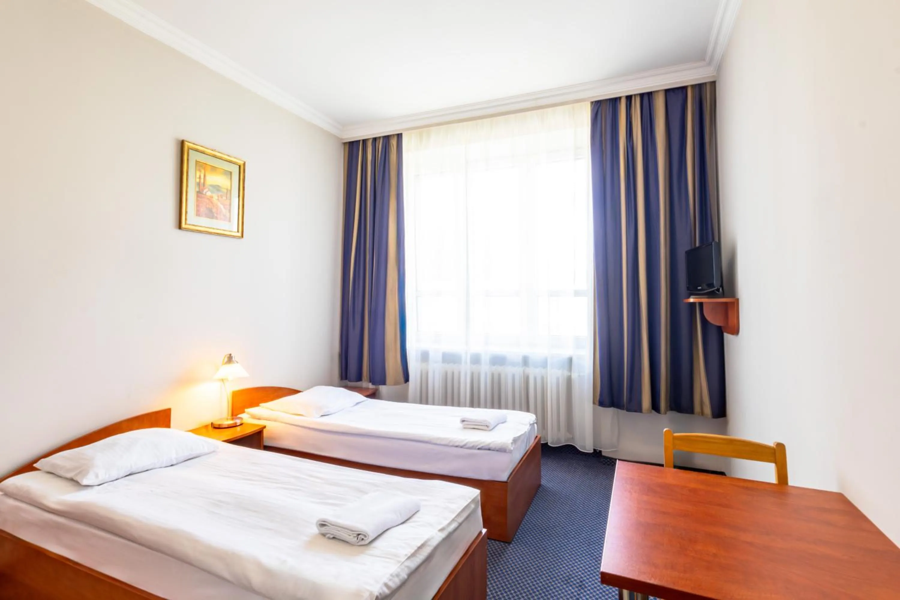 Bed in Noclegi Stadion Bed & Breakfast