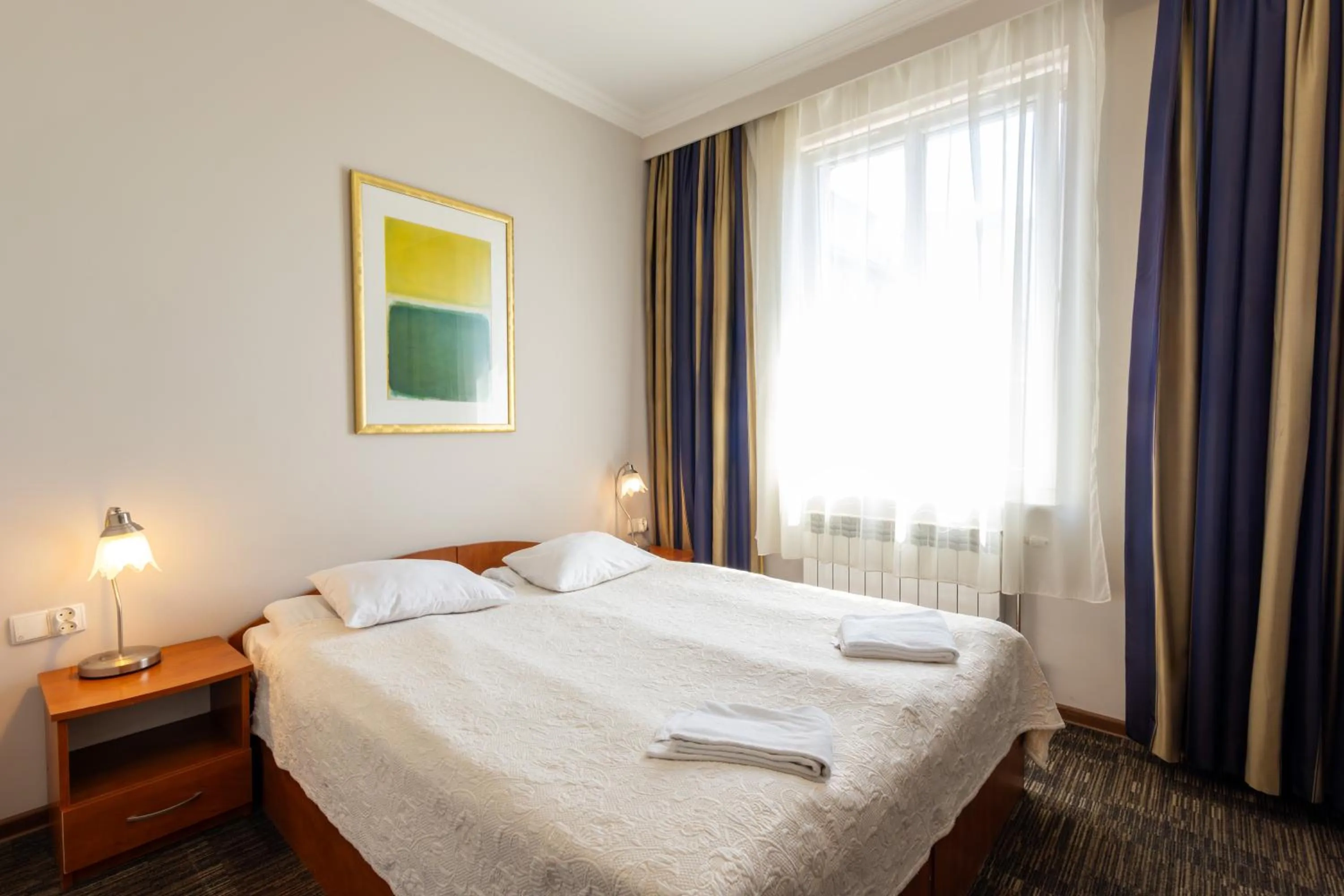 Bed in Noclegi Stadion Bed & Breakfast