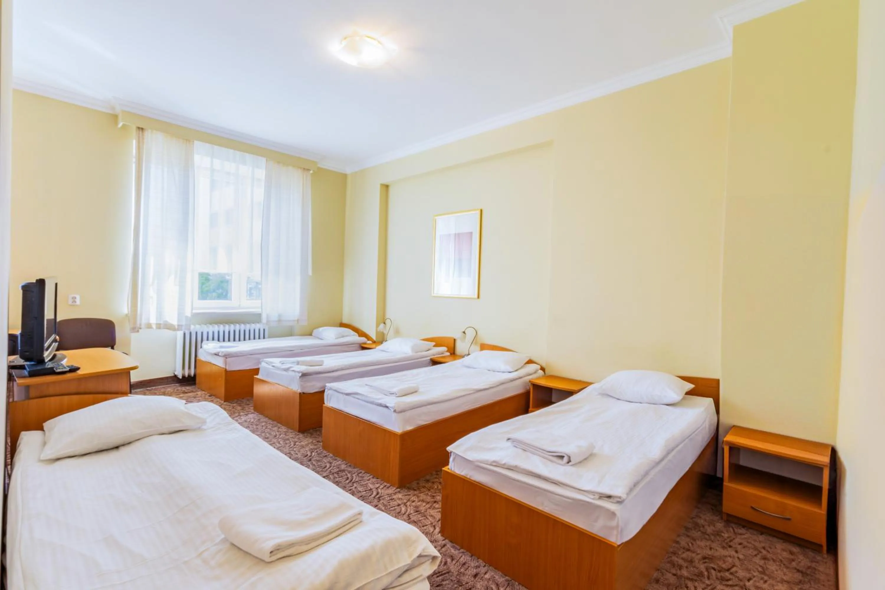 Bed in Noclegi Stadion Bed & Breakfast