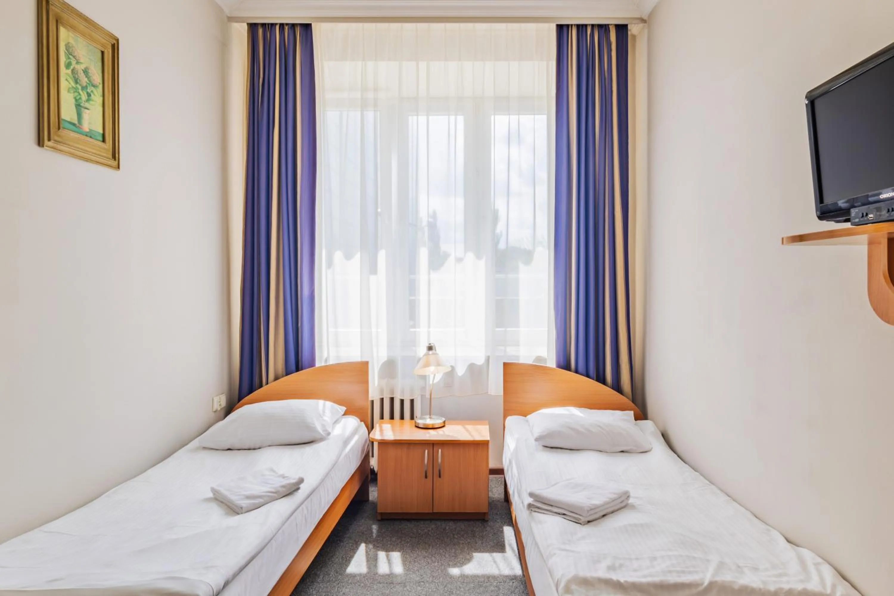 Bed in Noclegi Stadion Bed & Breakfast