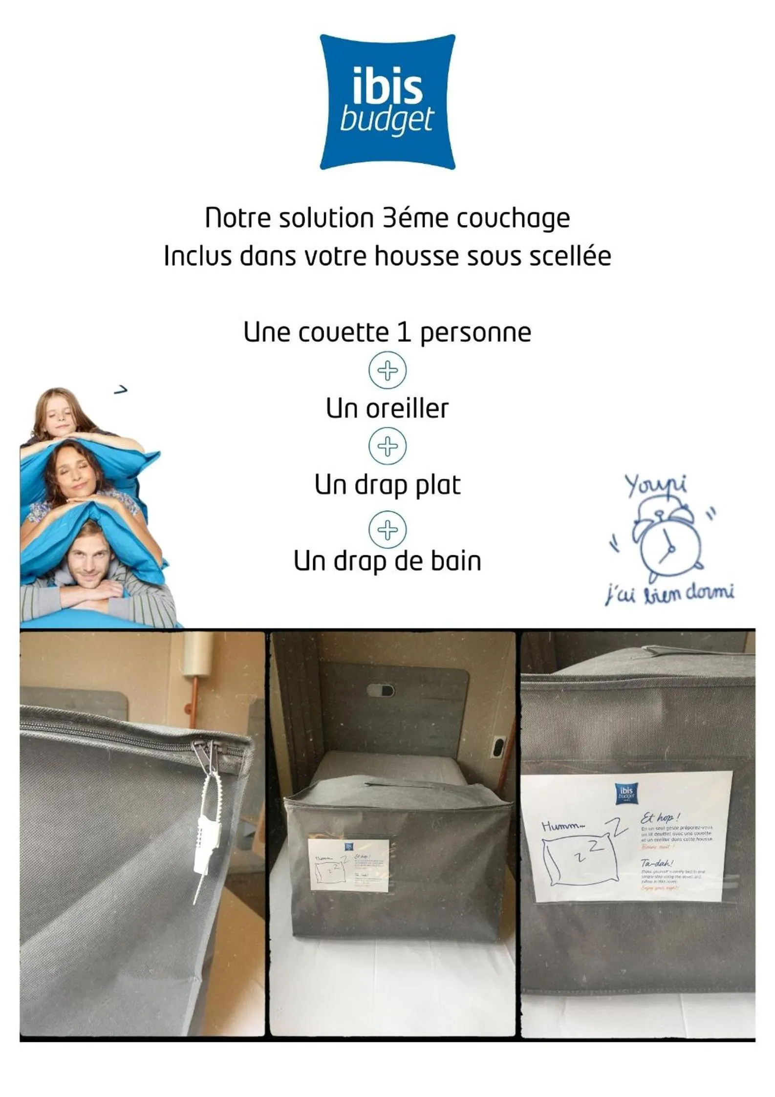 Bedroom in ibis budget Angoulême Nord