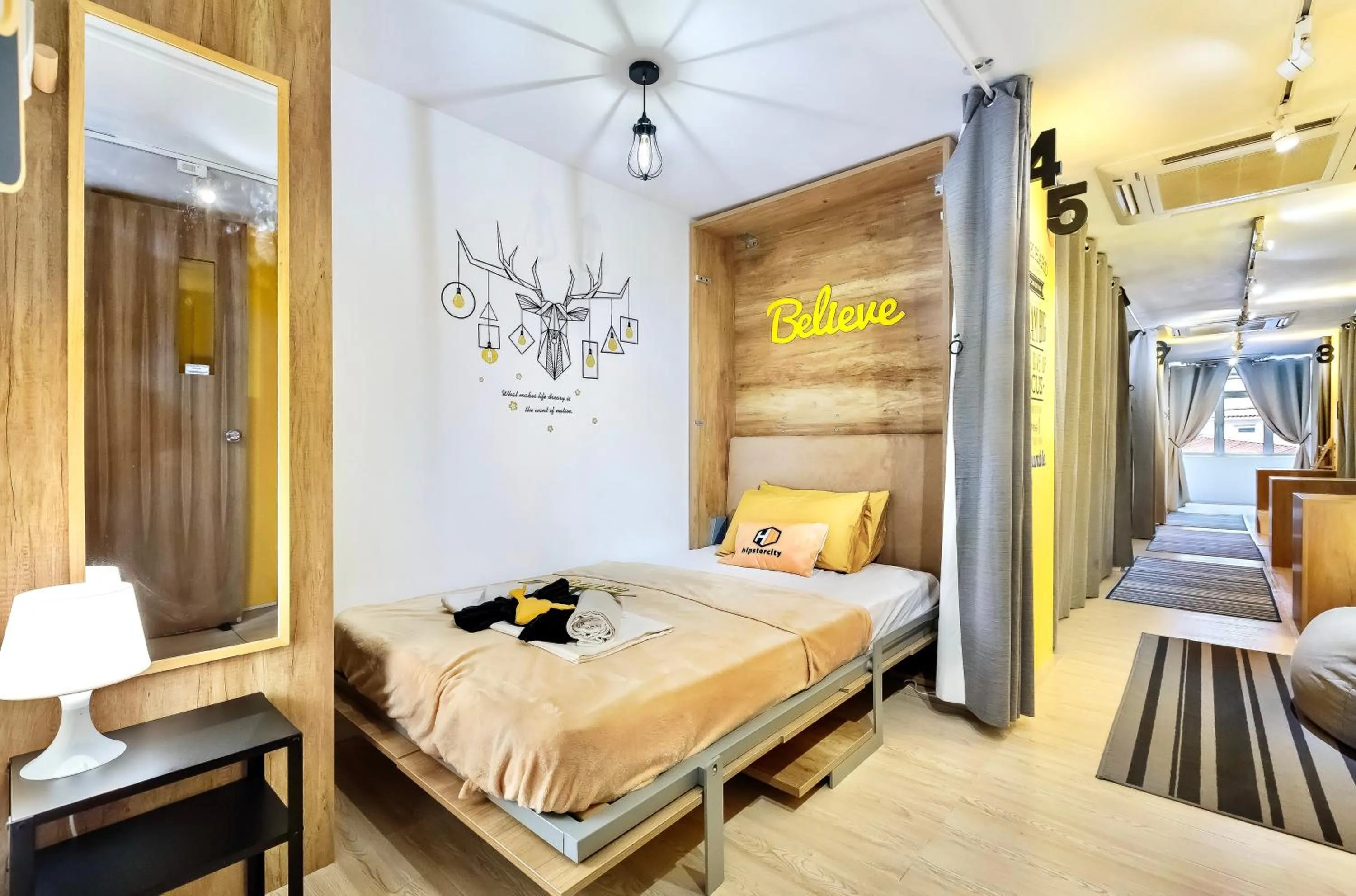Bed in hipstercity hostel