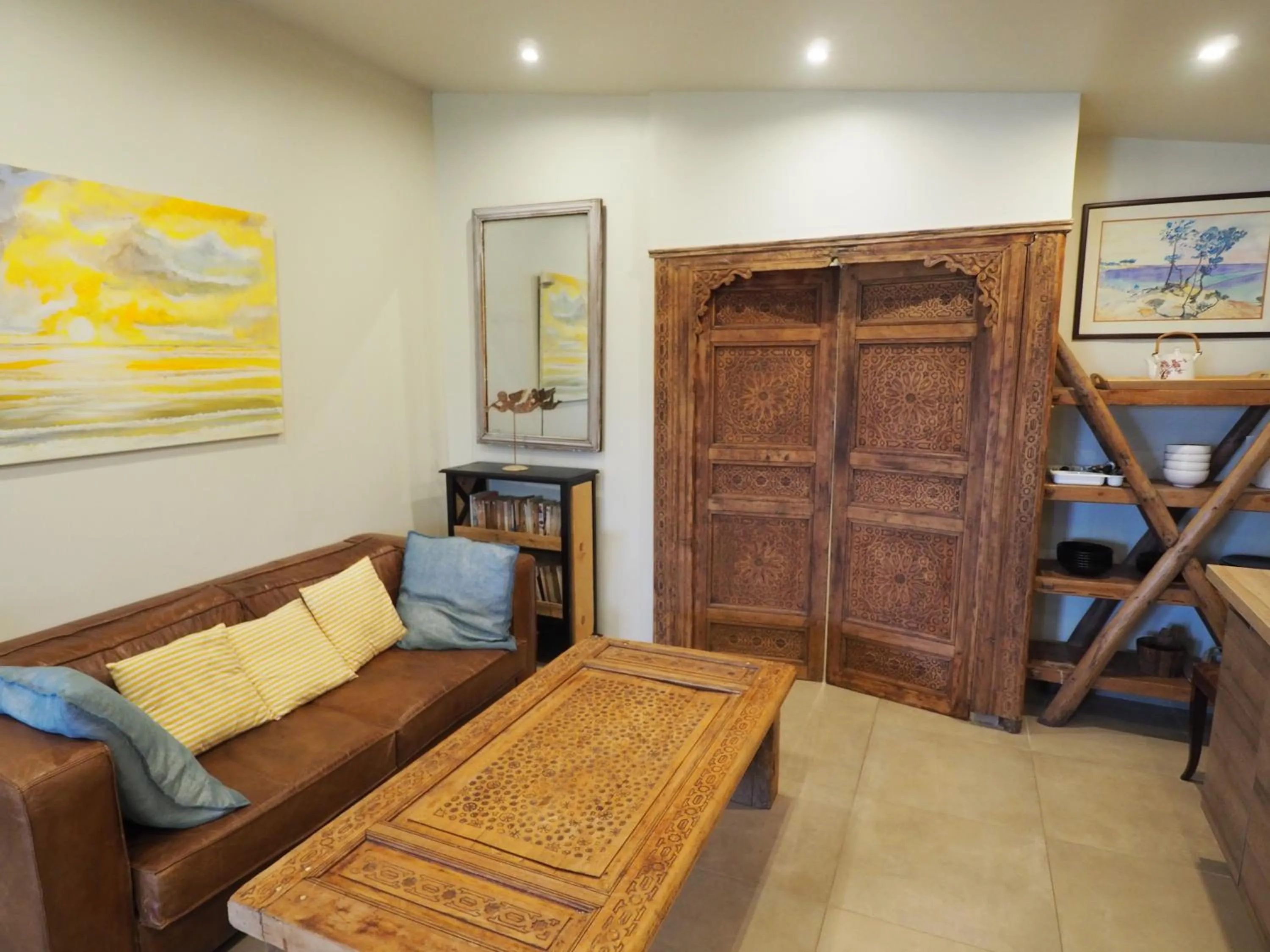 kitchen in Maranatha, front de mer avec plage