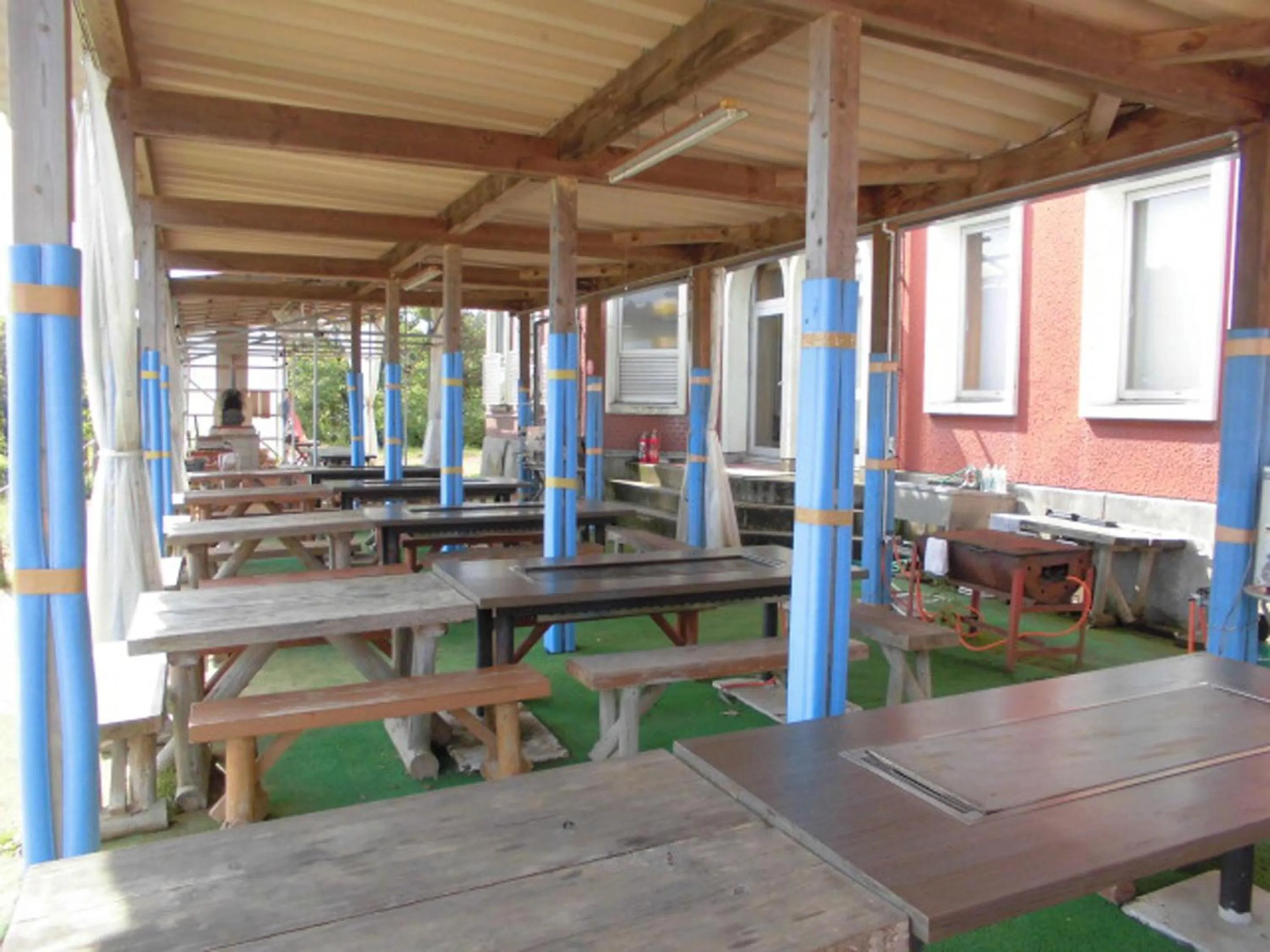 BBQ facilities in Oyabe City Cycling Terminal