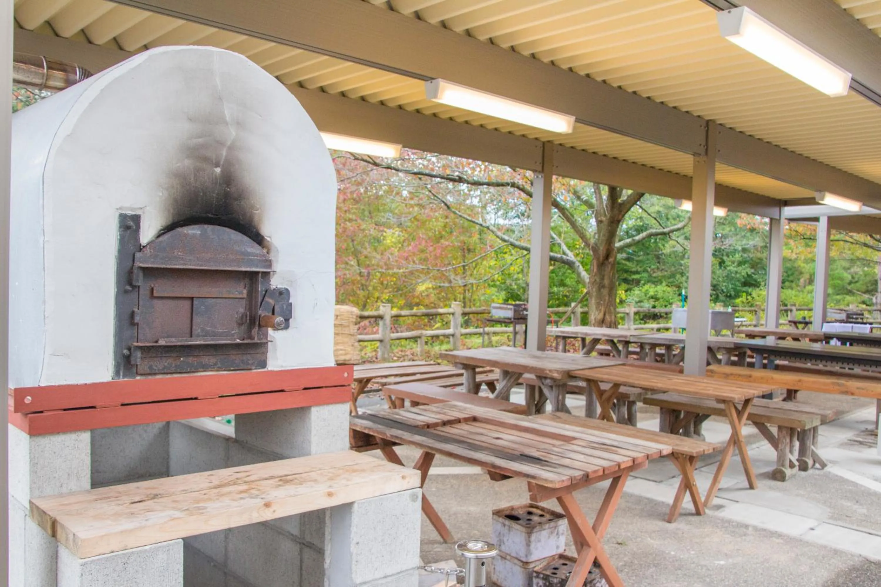 BBQ facilities in Oyabe City Cycling Terminal