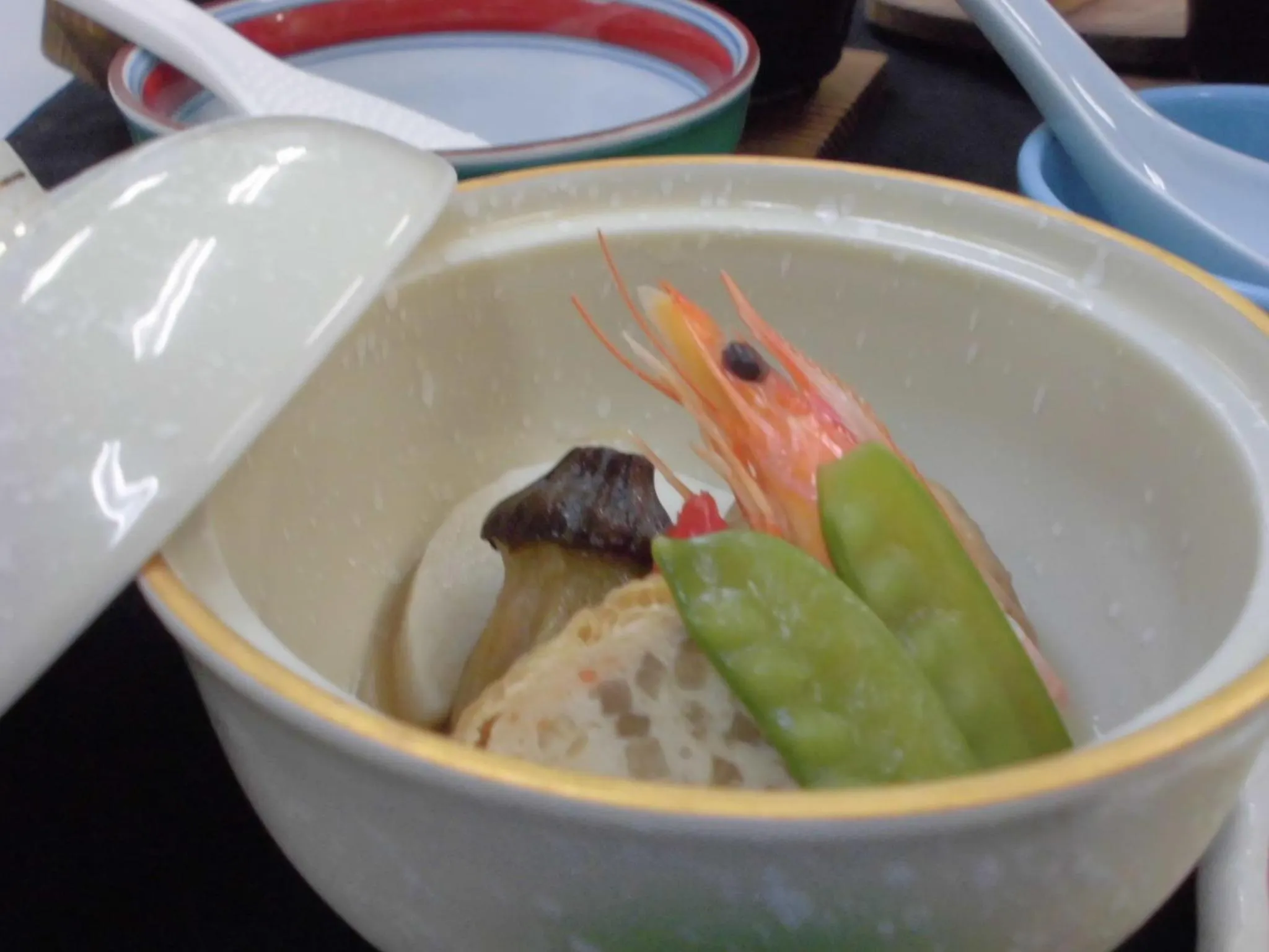 Food close-up in Oyabe City Cycling Terminal