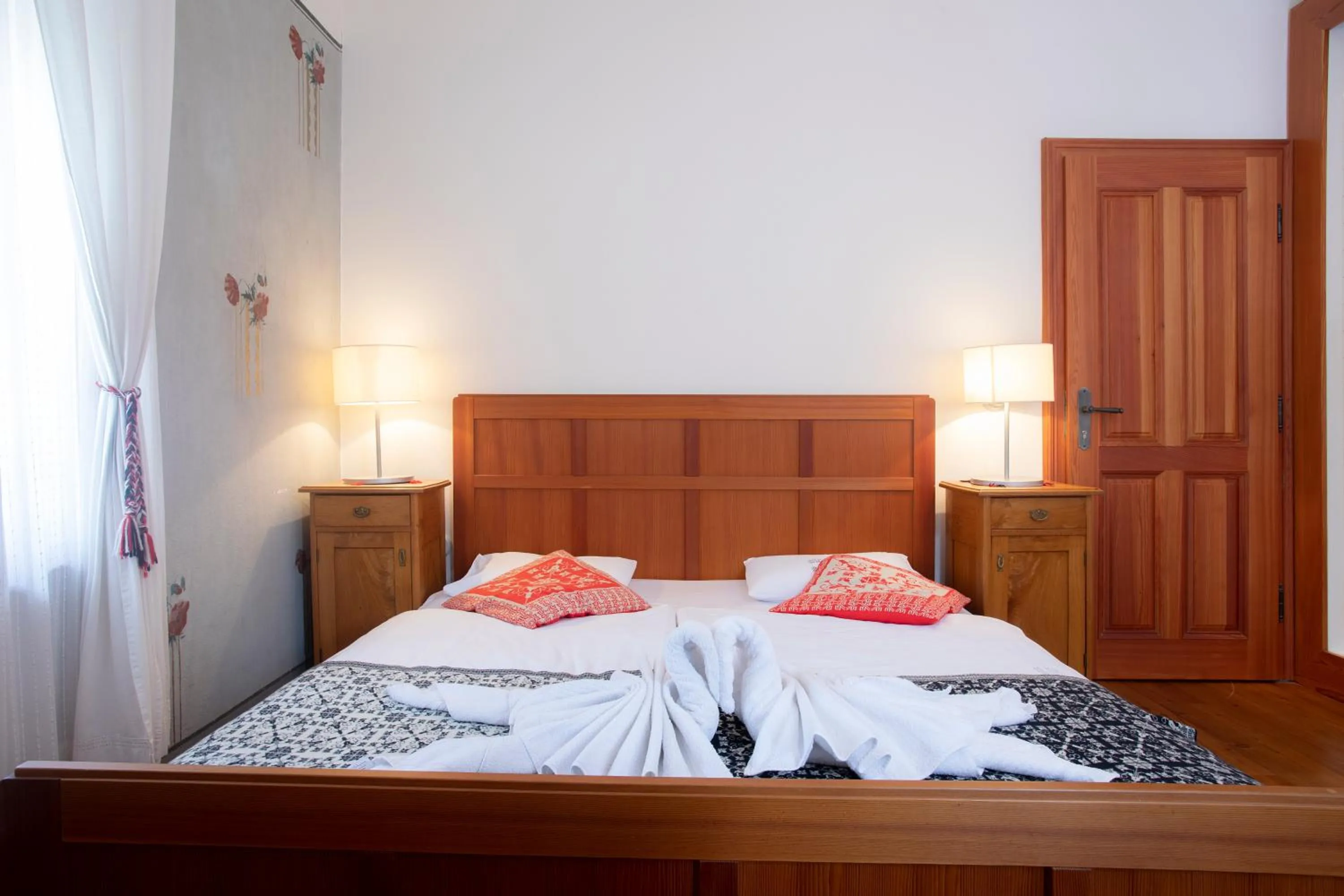 Bed in Pr'Gavedarjo Eco Heritage B&B