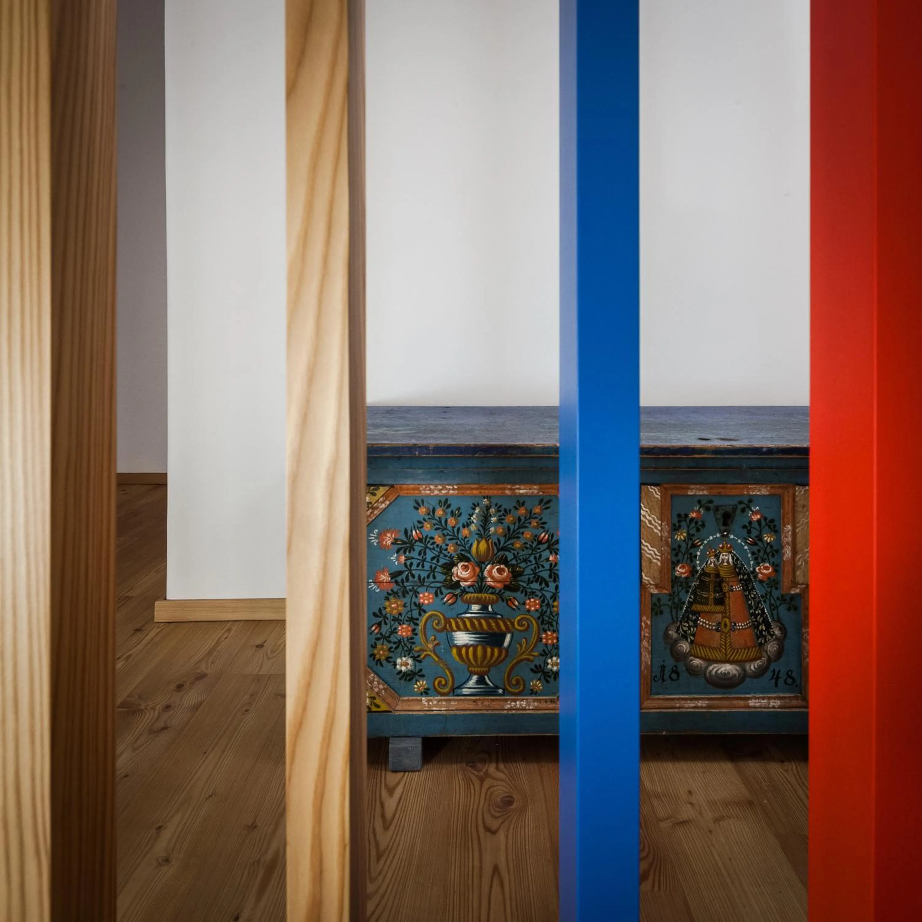 Decorative detail in Pr'Gavedarjo Eco Heritage B&B