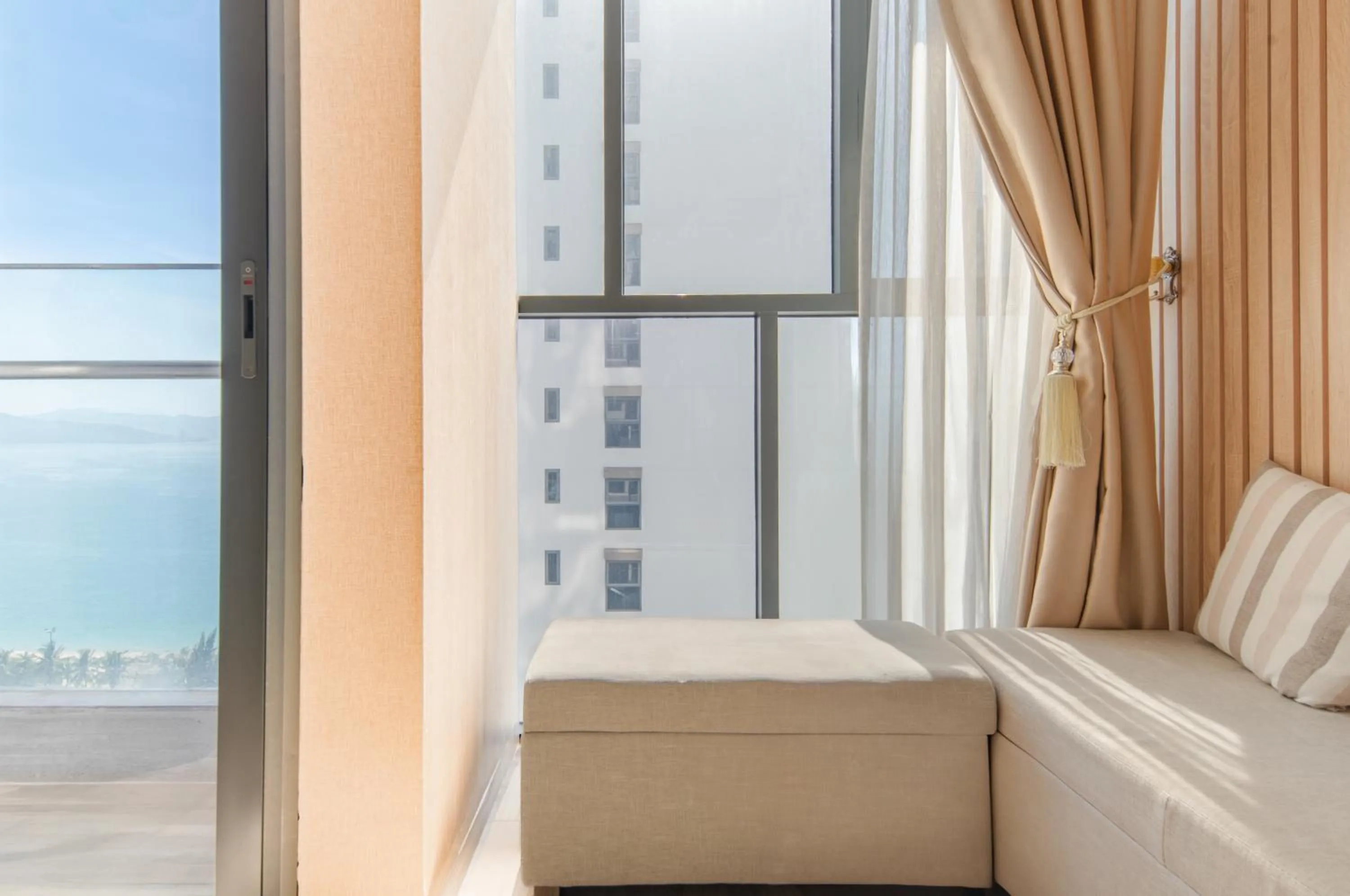 View (from property/room), Bed in Emerald Bay Hotel & Spa Nha Trang