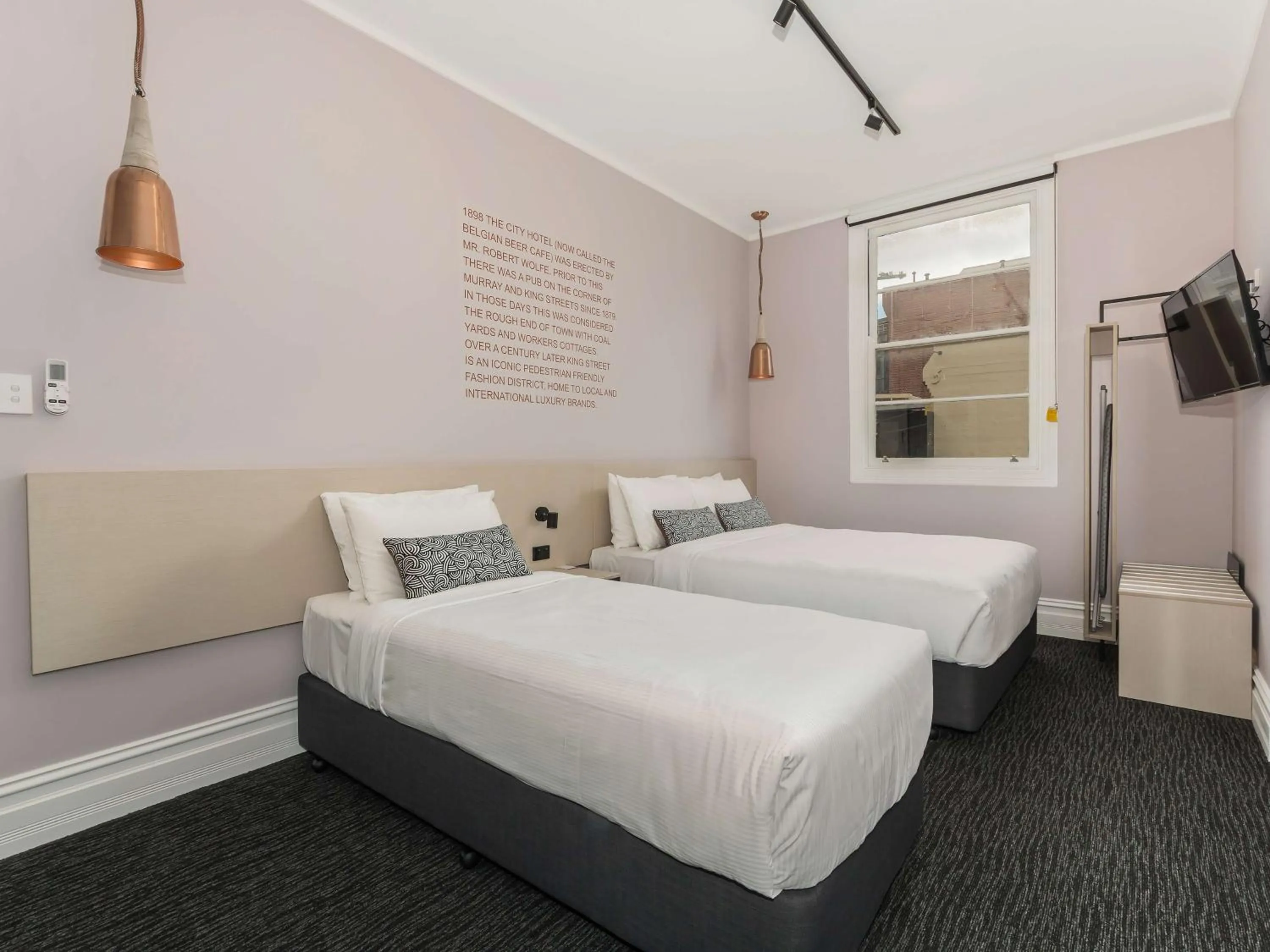 Photo of the whole room, Bed in Nightcap at Belgian Beer Cafe