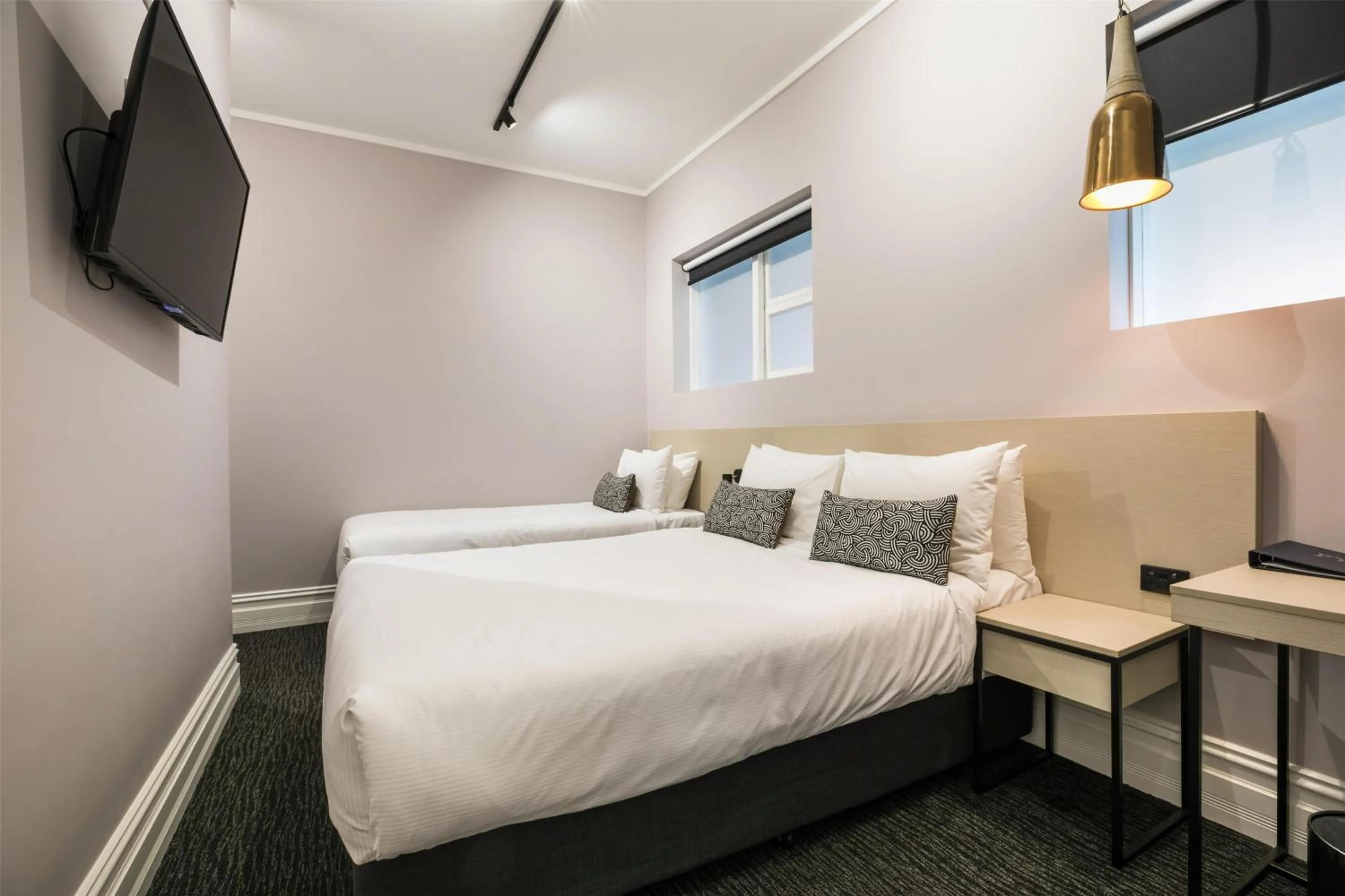 Bedroom, Bed in Nightcap at Belgian Beer Cafe