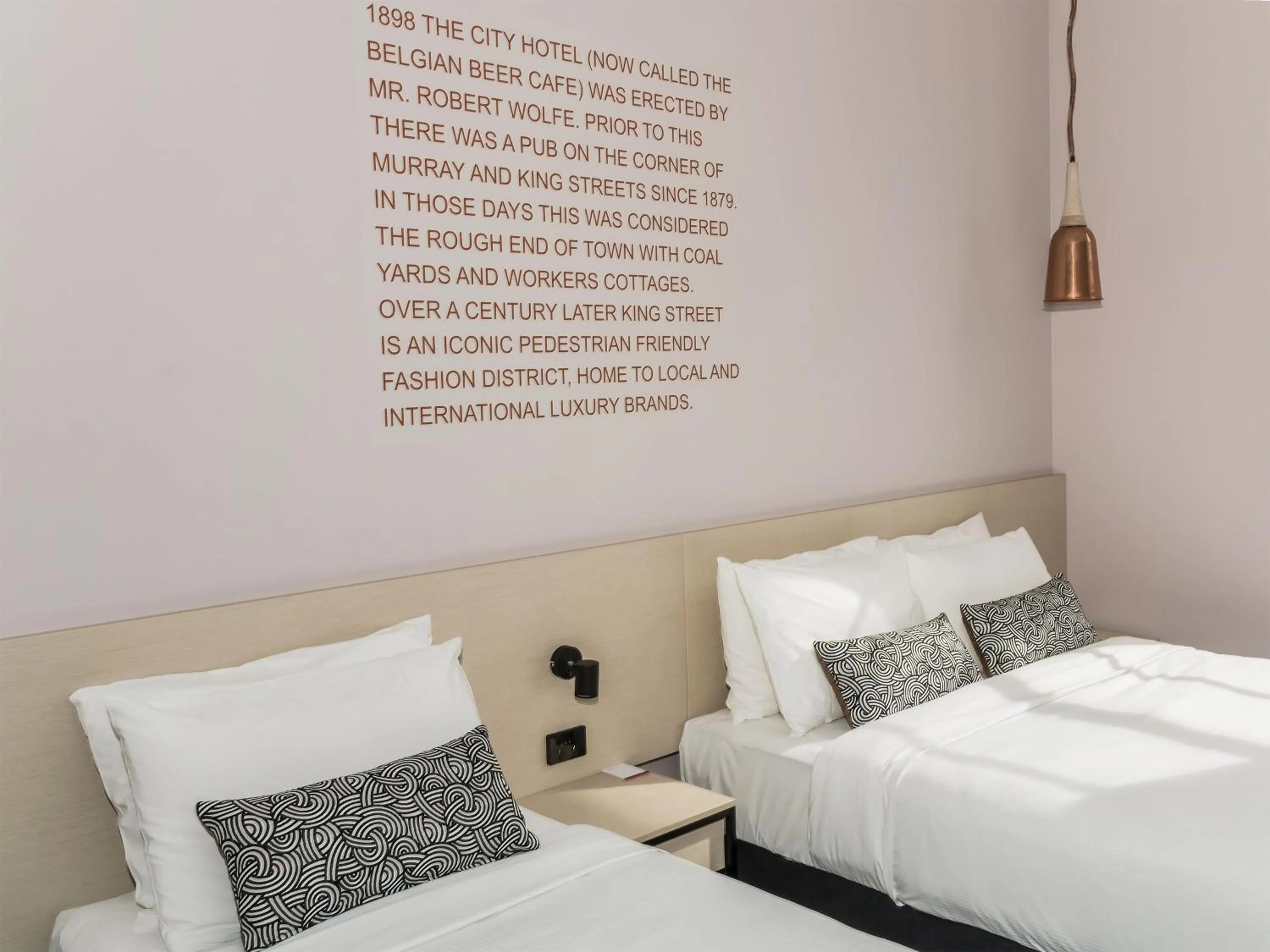 Bedroom, Bed in Nightcap at Belgian Beer Cafe