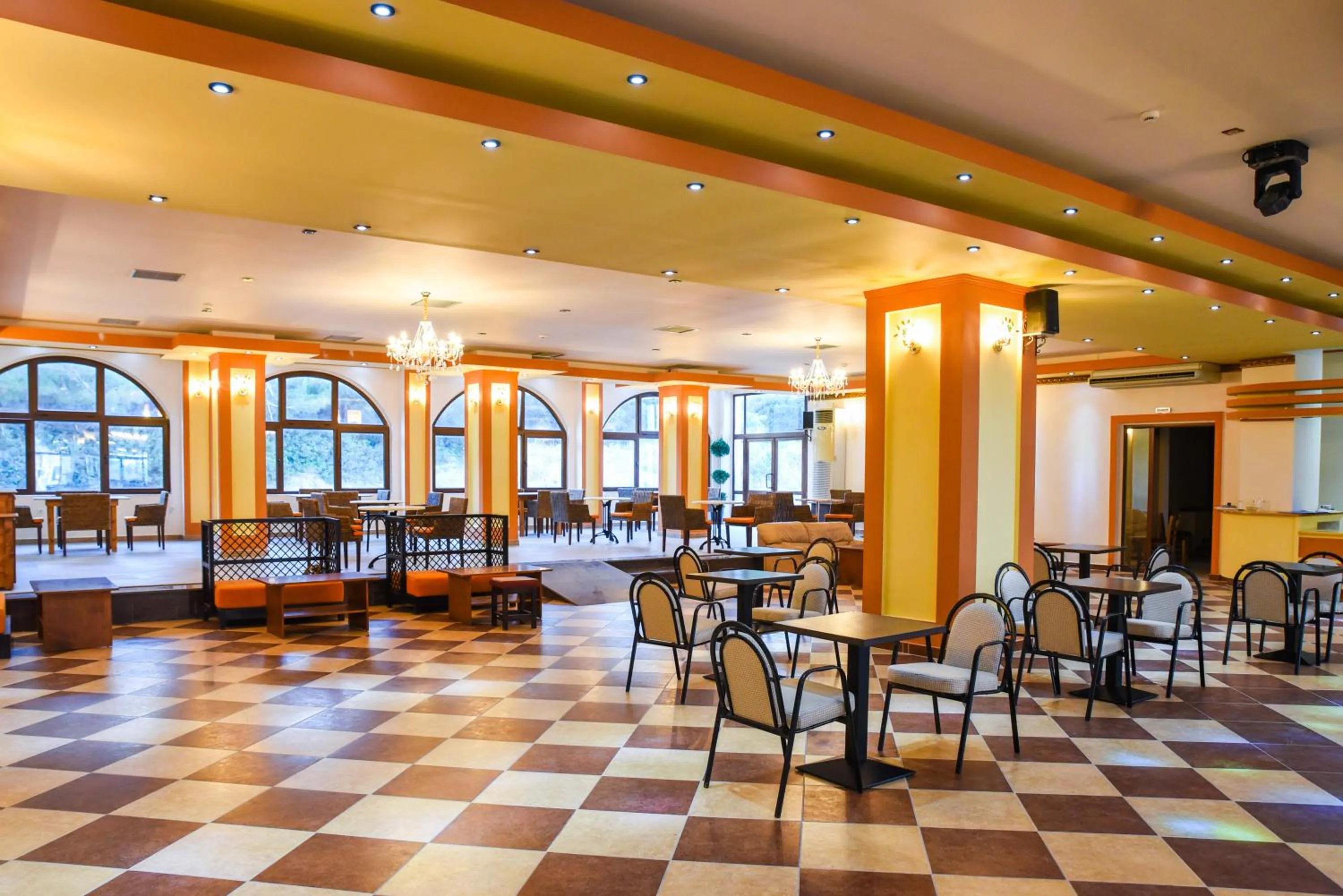 Communal lounge/ TV room in Chrysoula Hotel