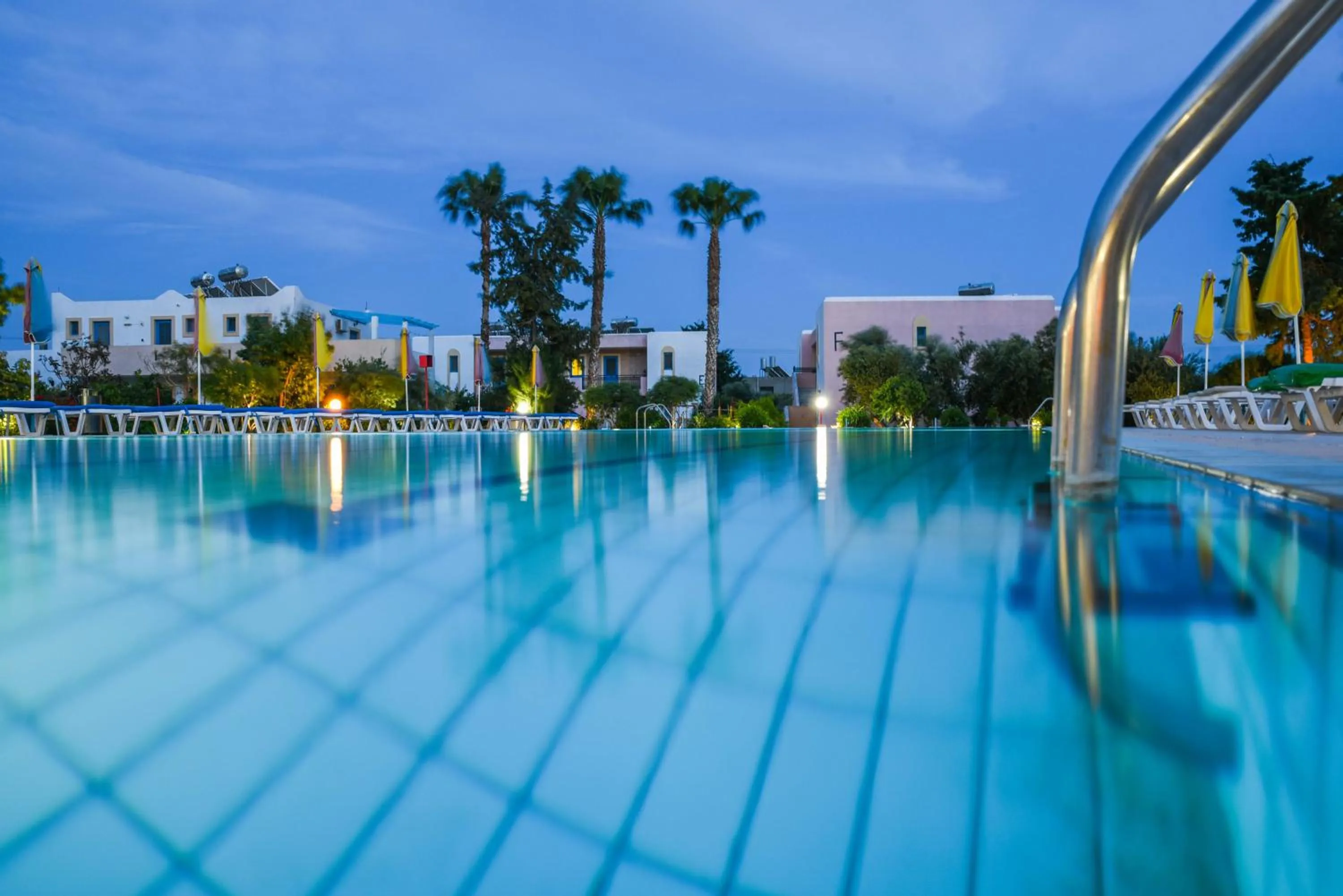 Pool view in Chrysoula Hotel