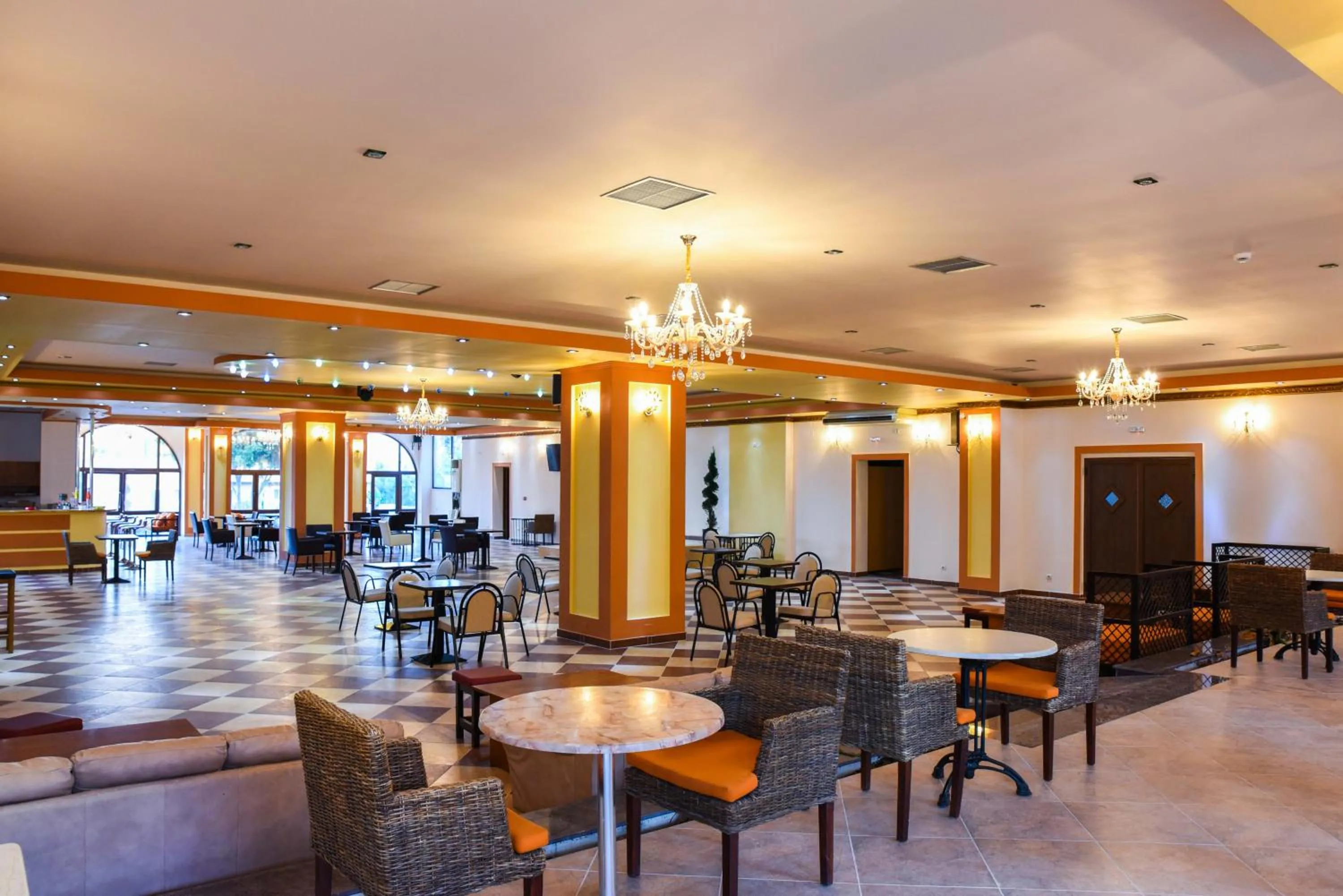 Communal lounge/ TV room in Chrysoula Hotel