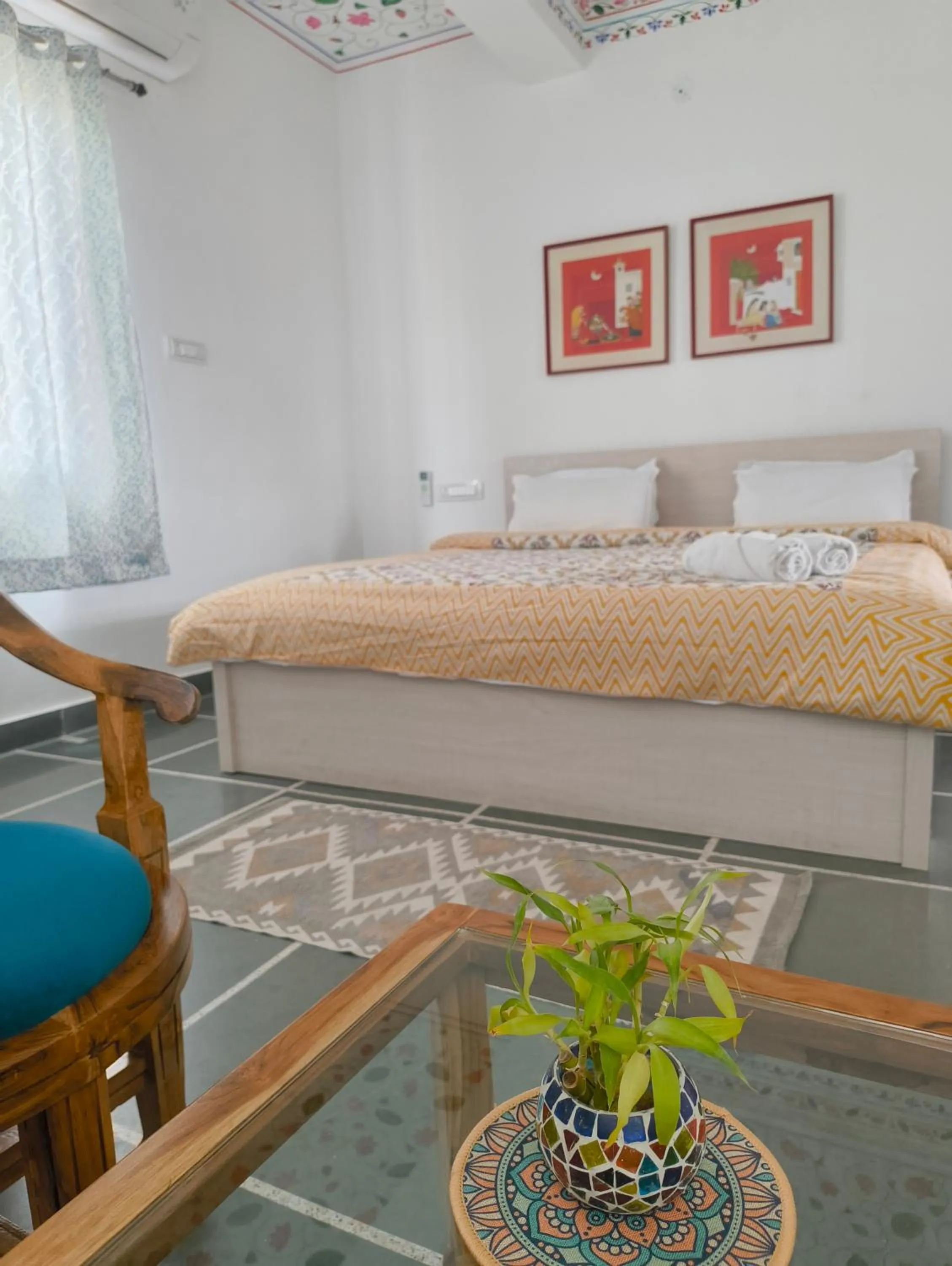 Bed in Rising Shemesh Home Stay