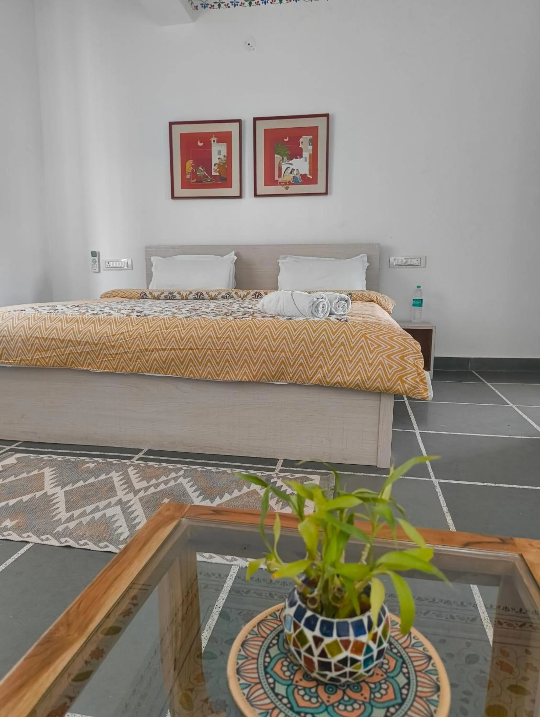 Bed in Rising Shemesh Home Stay