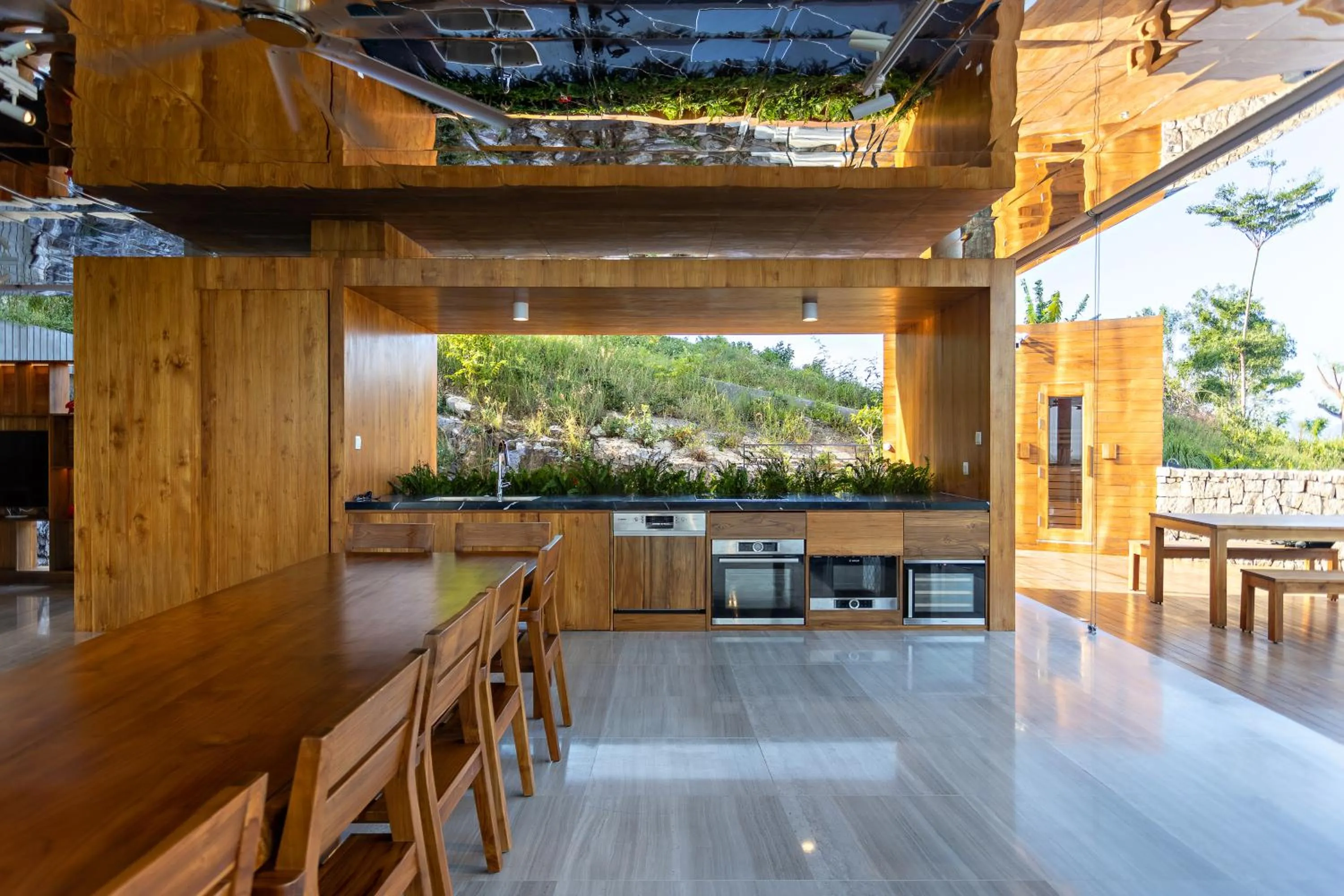 kitchen in Venity Villa Nha Trang