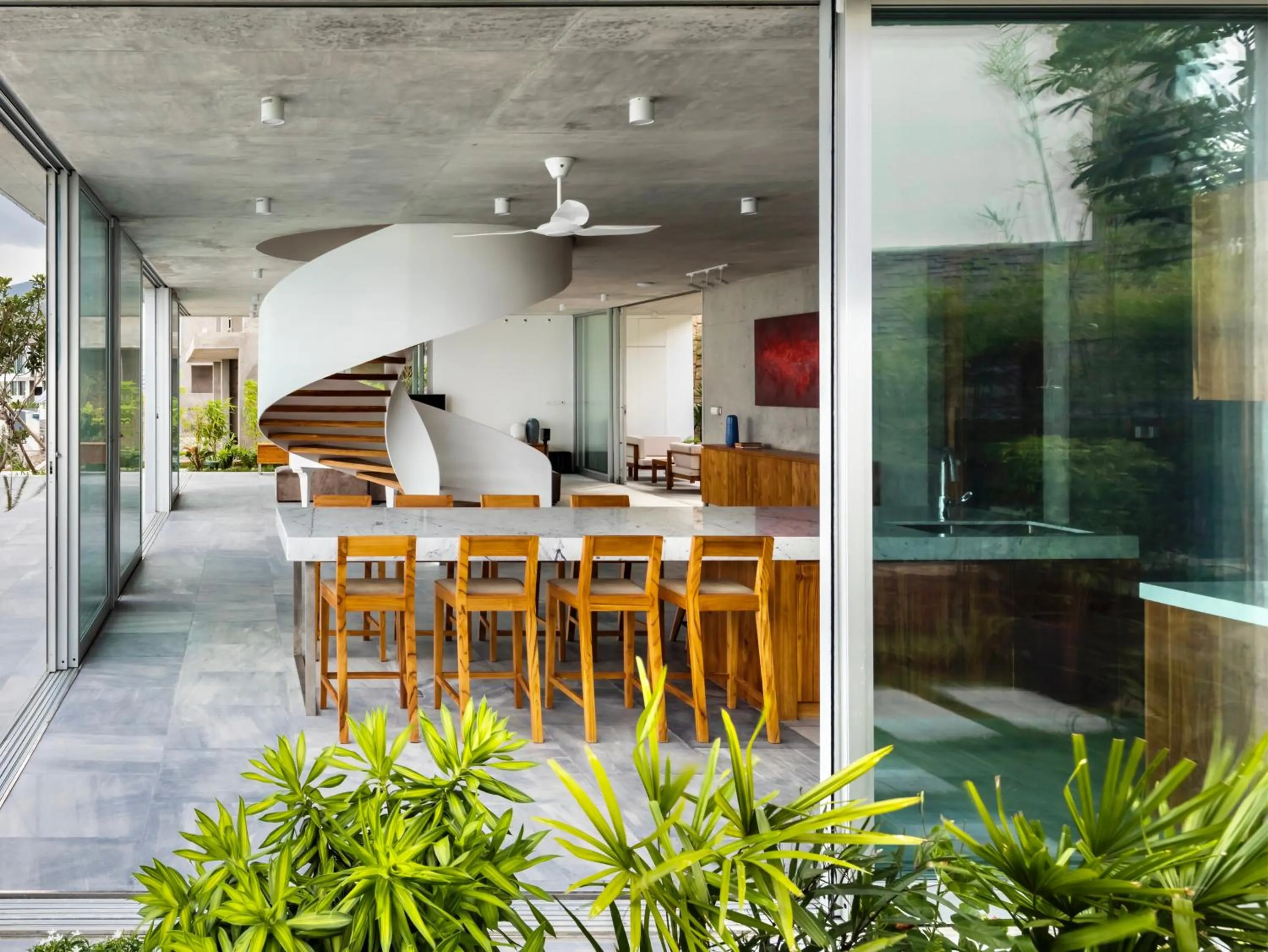 Living room in Venity Villa Nha Trang